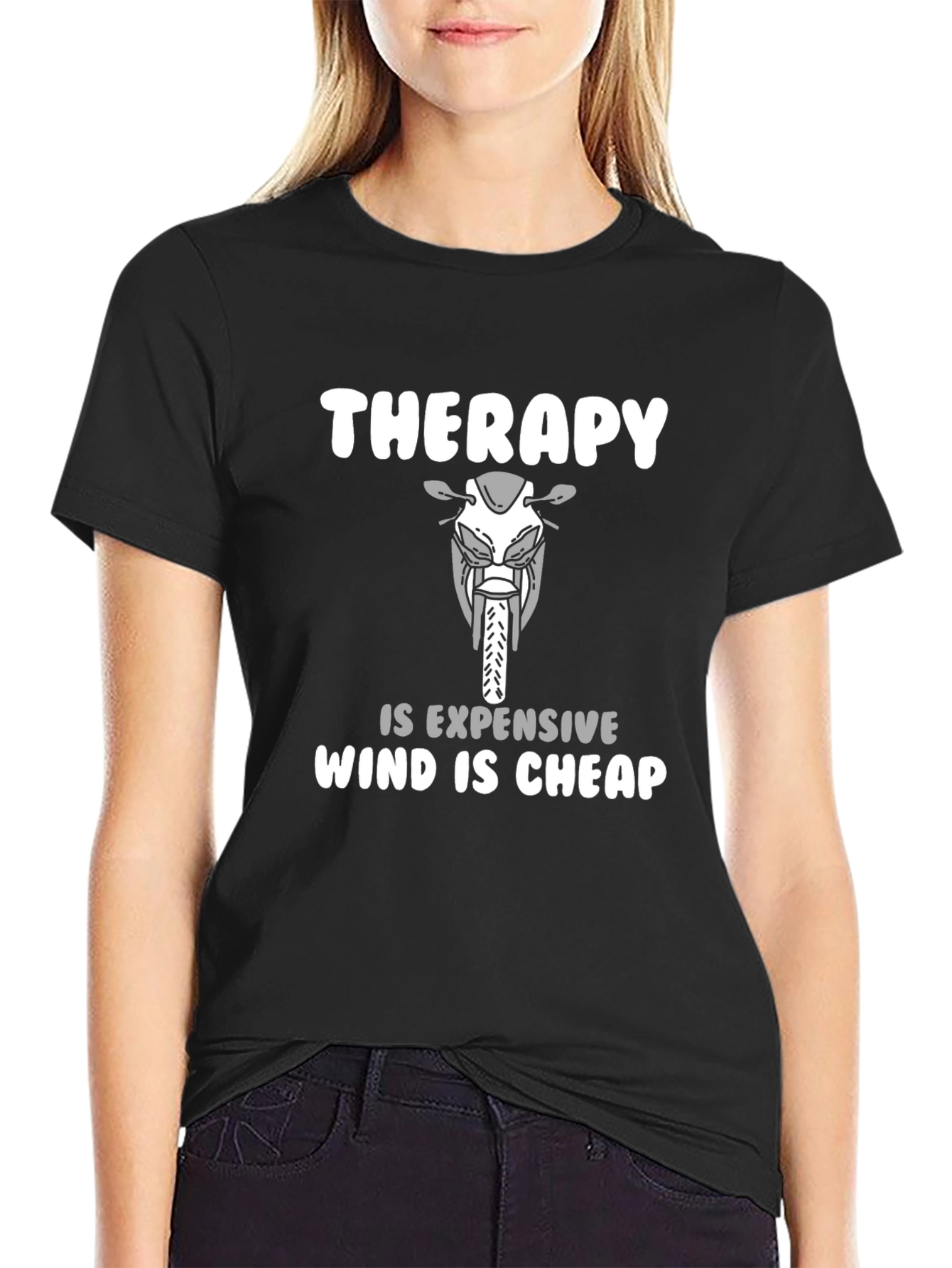 Therapy is Expensive Wind is Cheap Graphic Tee