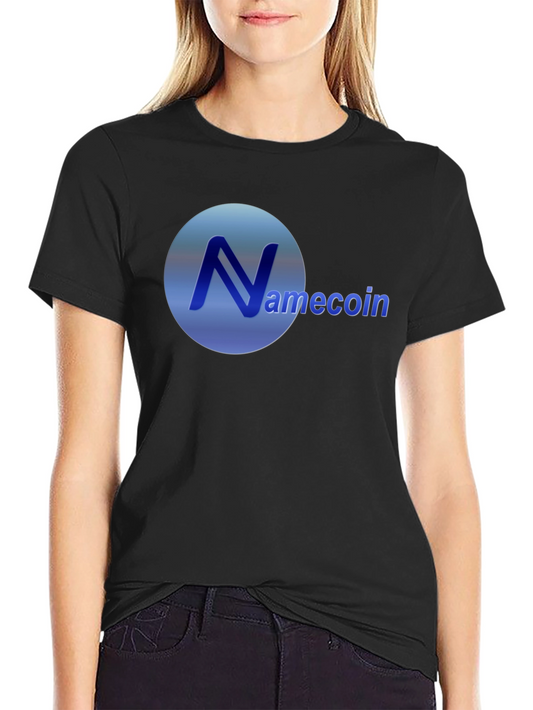 Namecoin Logo Black T-Shirt - Crypto Fashion