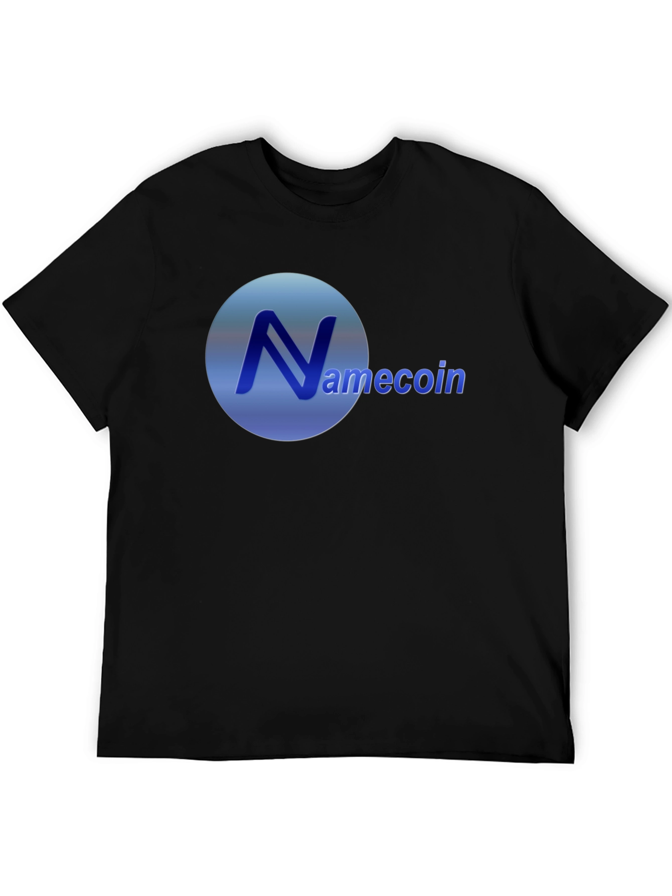Namecoin Logo Black T-Shirt - Crypto Fashion