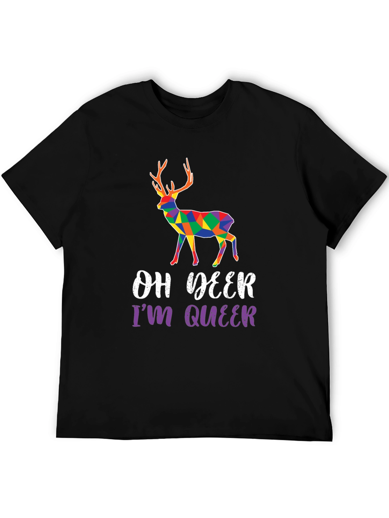 Oh Deer Im Queer Graphic T-Shirt