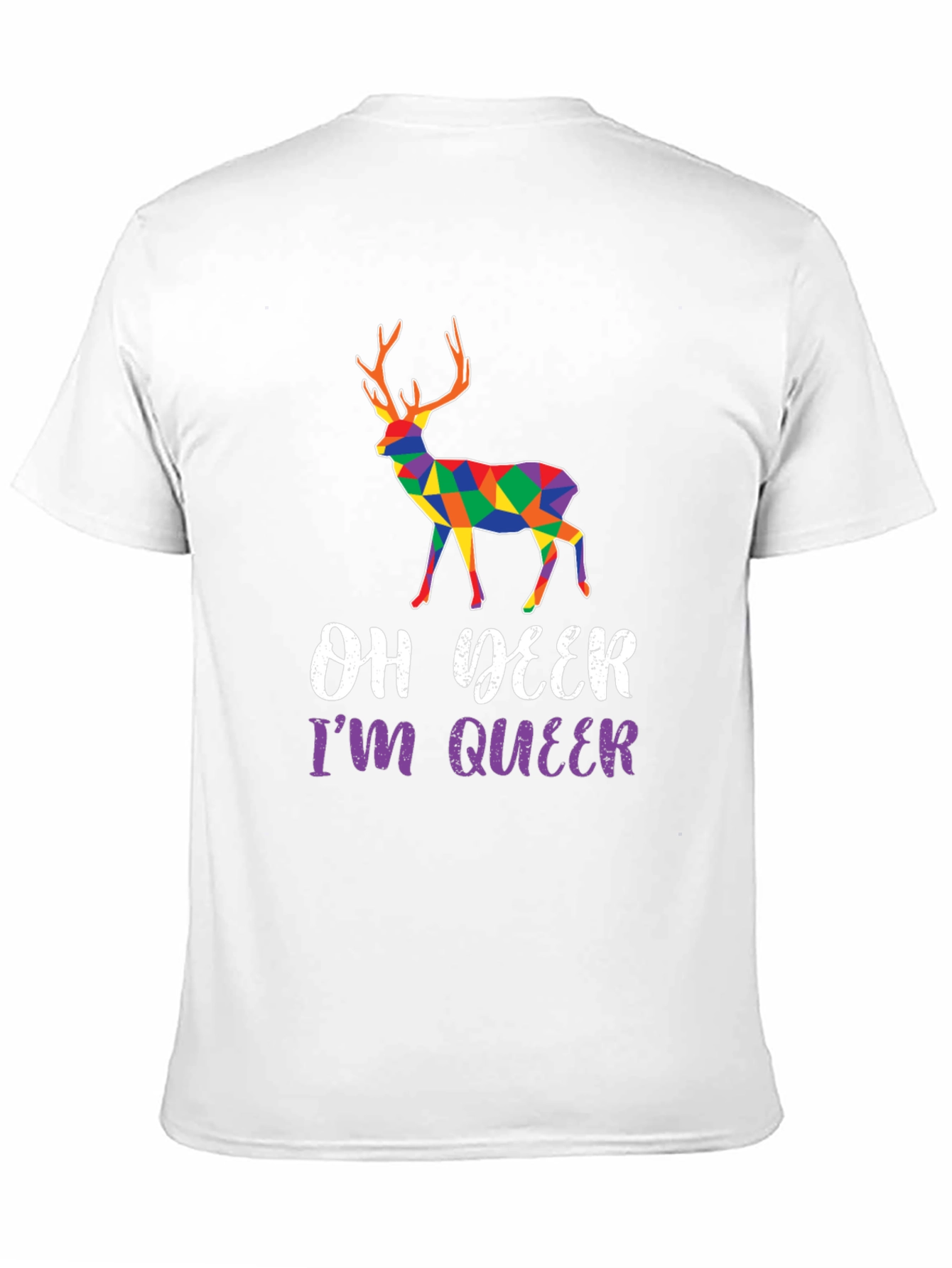 Oh Deer Im Queer Graphic T-Shirt