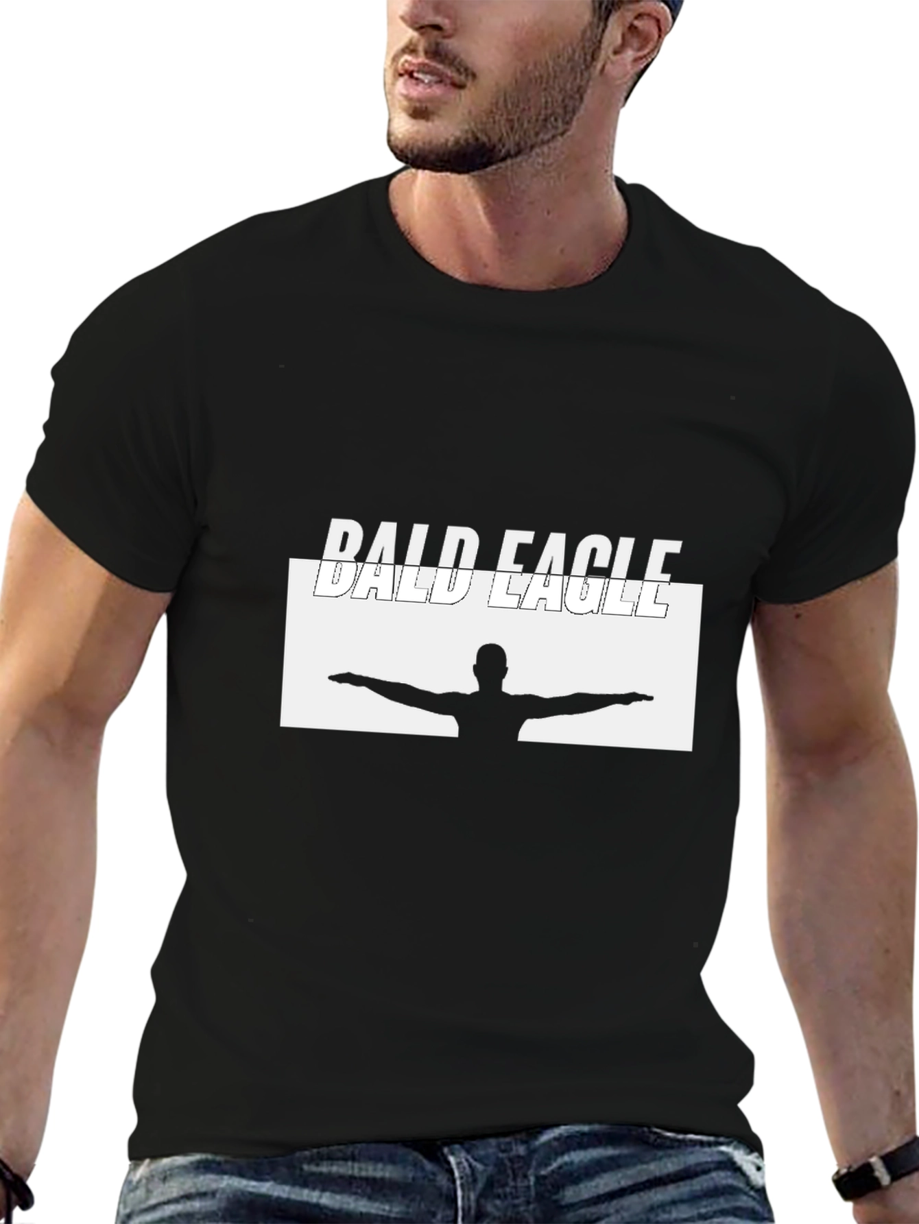 Bald Eagle Graphic T-Shirt - Classic Crew Neck