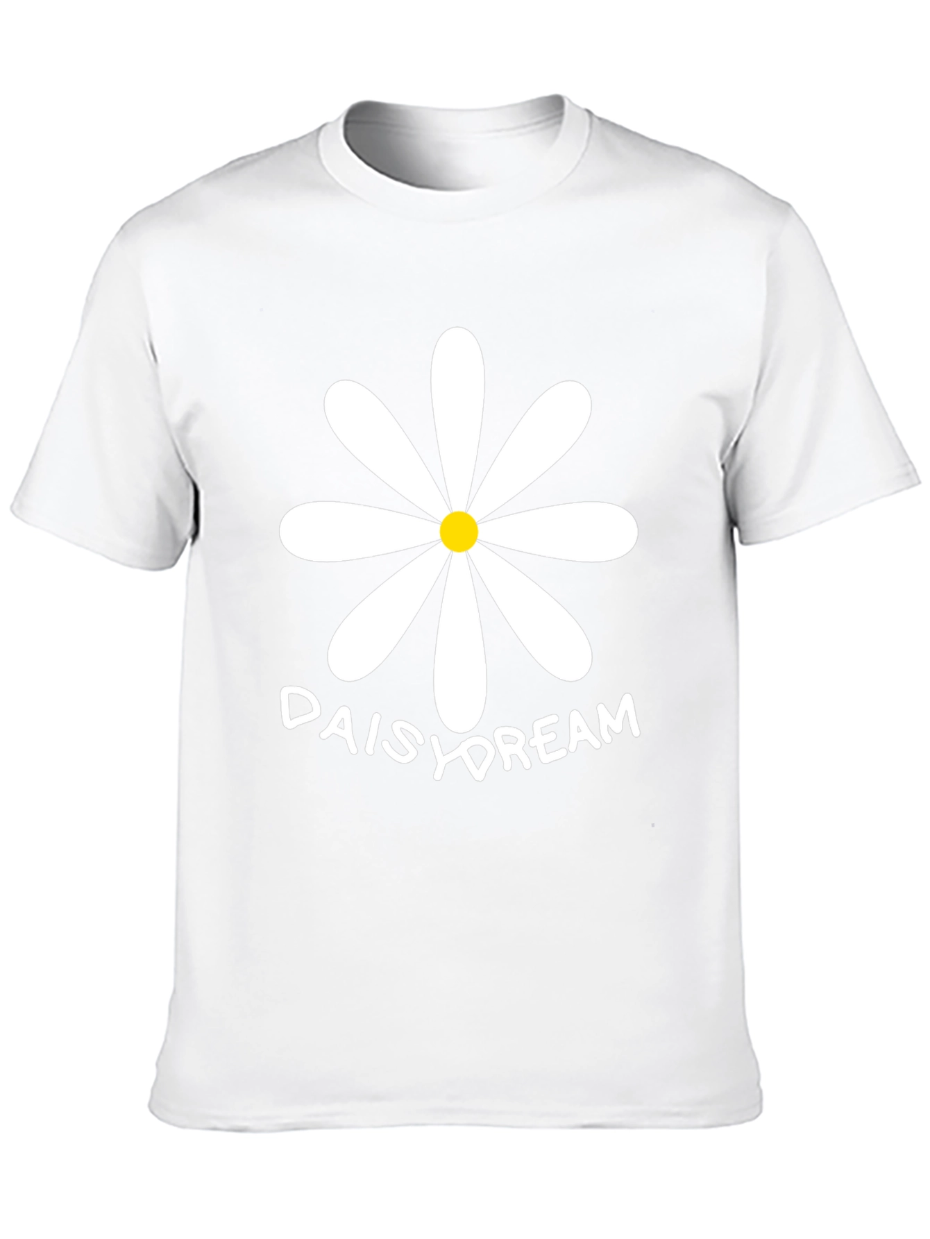 Daisy Dream T-Shirt - Black Cotton Tee