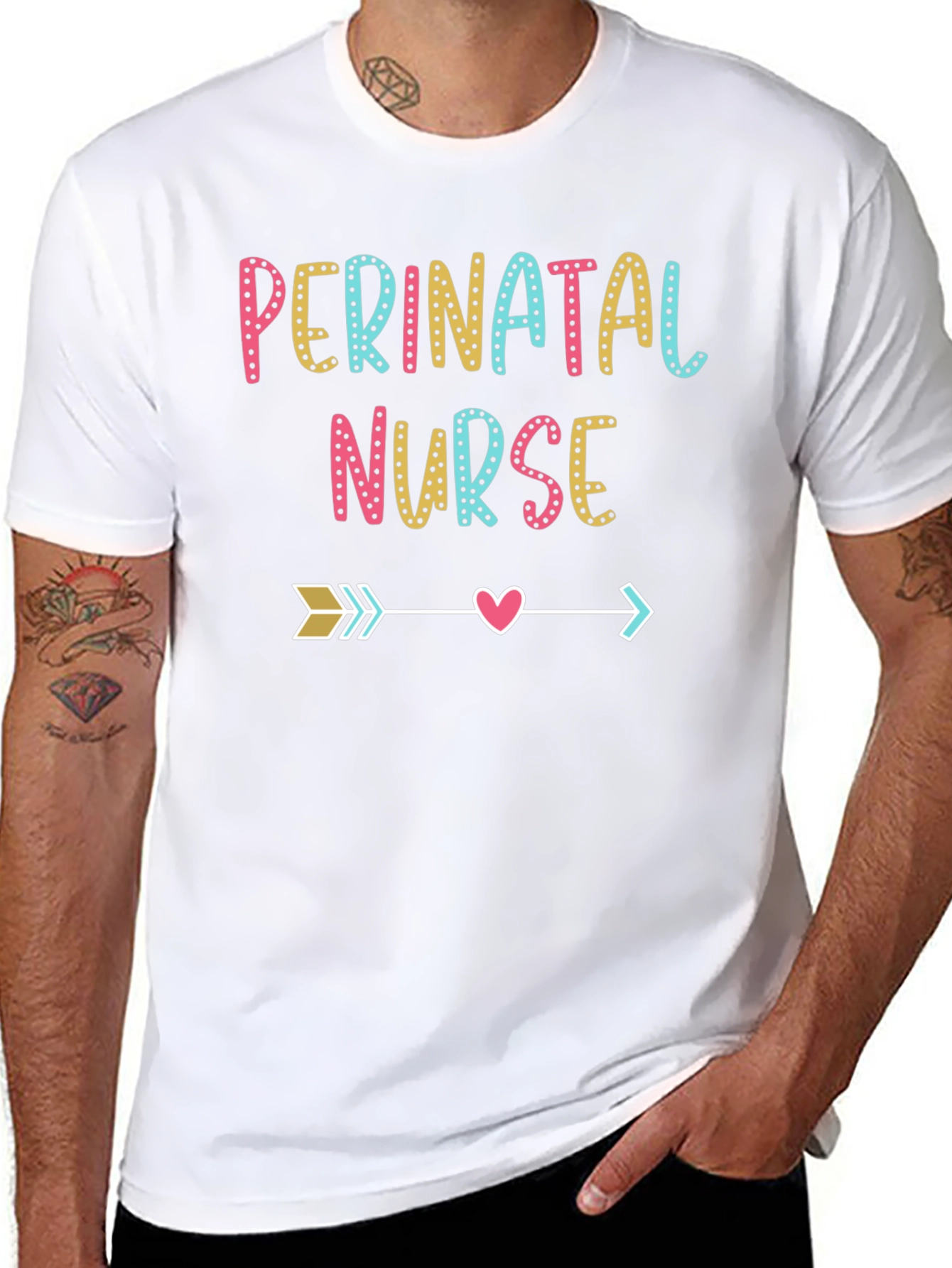 Perinatal Nurse Arrow Graphic Tee