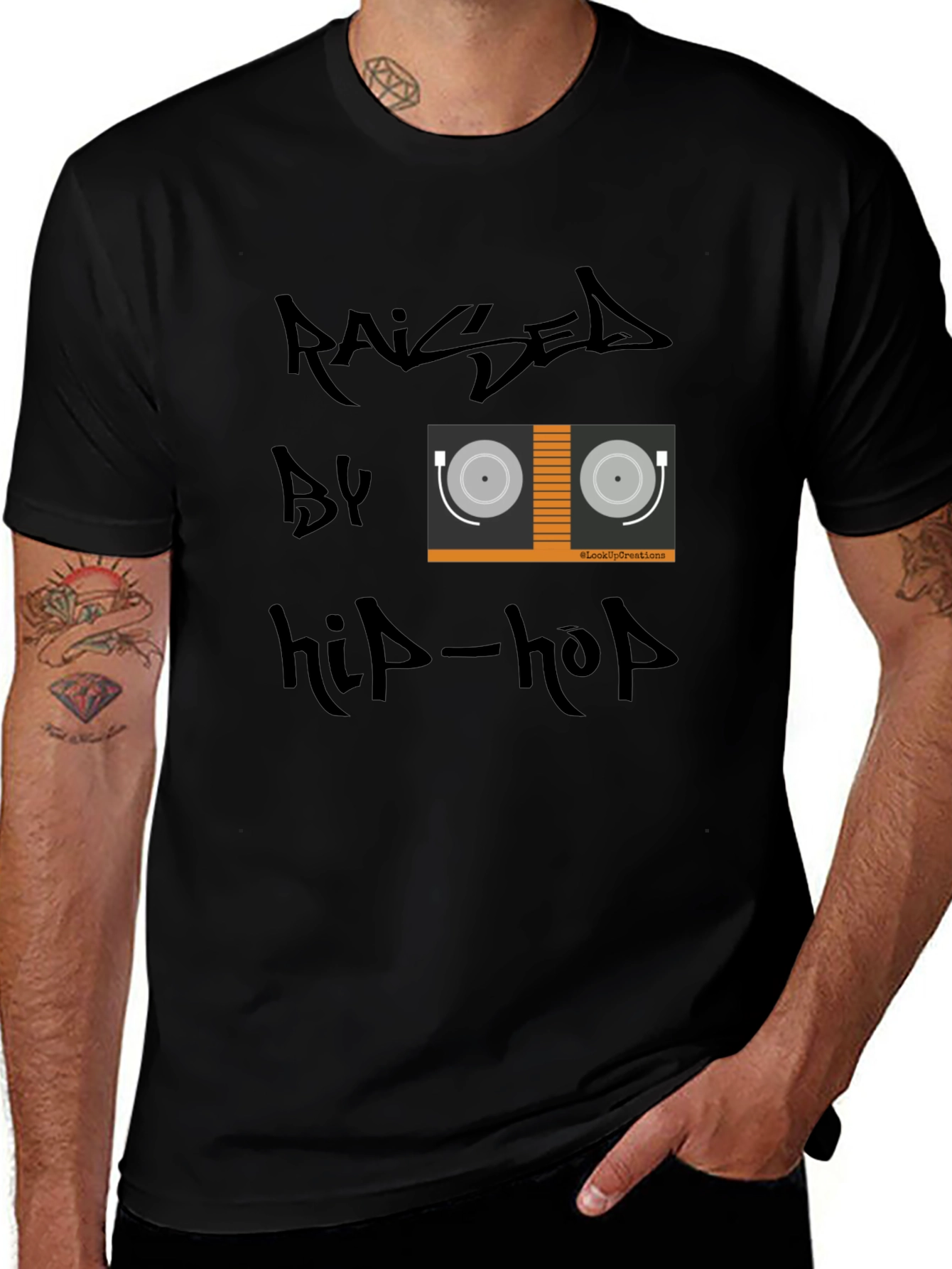 Raised By Hip-Hop Graphic T-Shirt