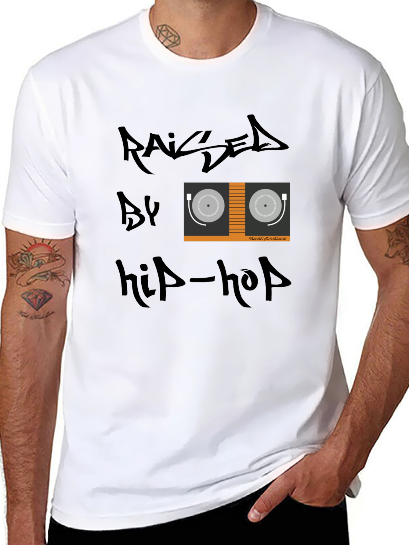 Raised By Hip-Hop Graphic T-Shirt