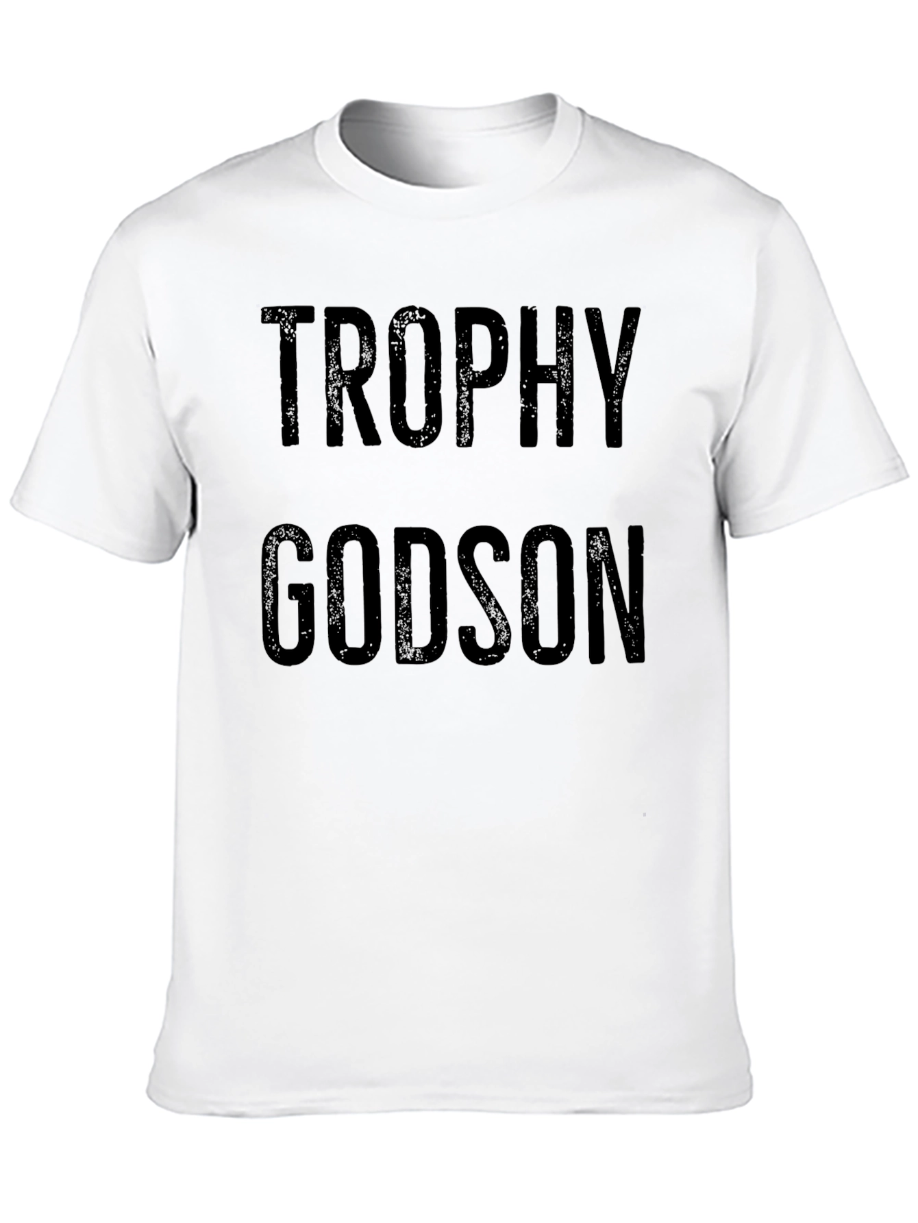 Trophy Godson Graphic Tee - Black Cotton T-Shirt