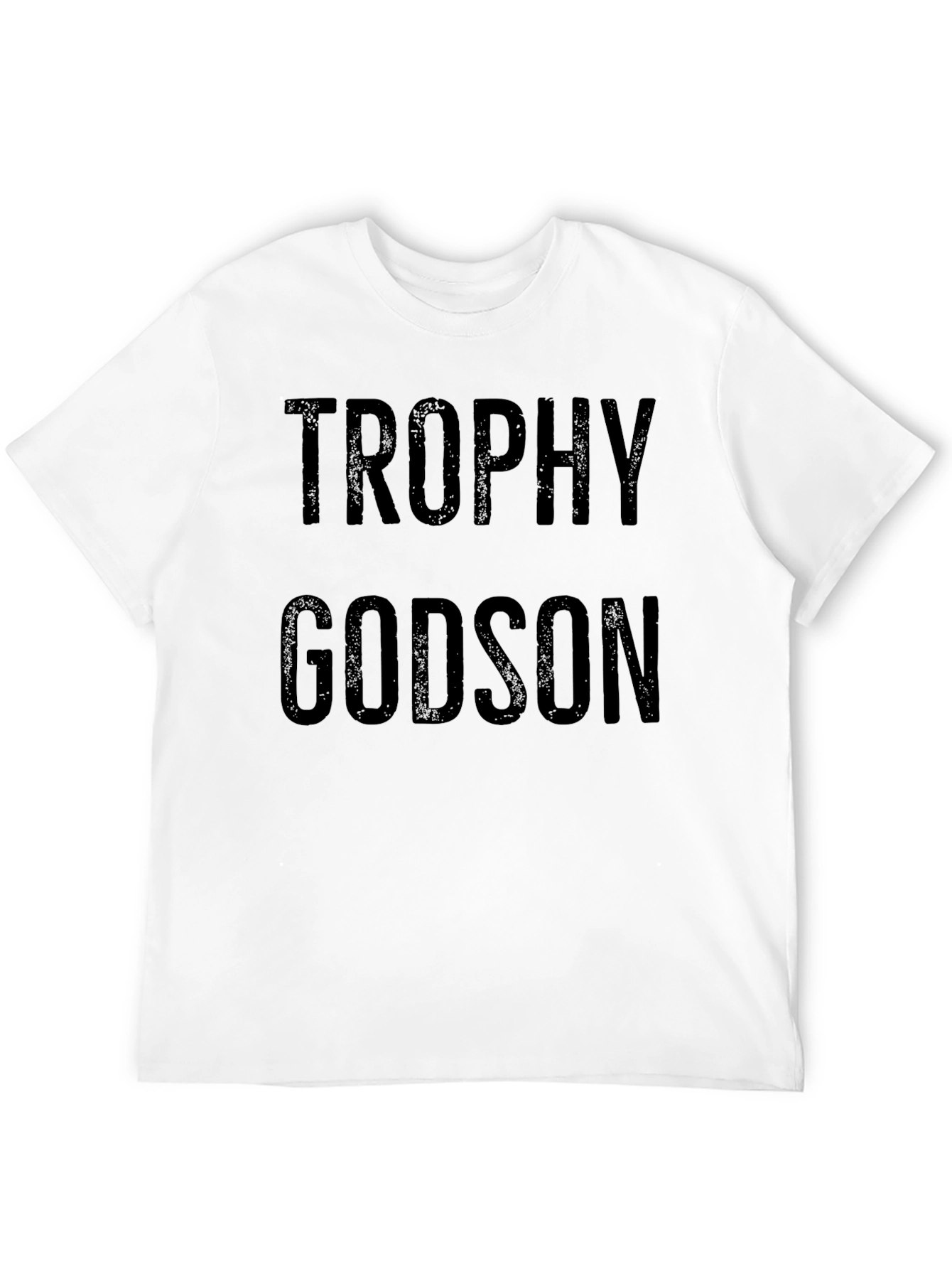 Trophy Godson Graphic Tee - Black Cotton T-Shirt