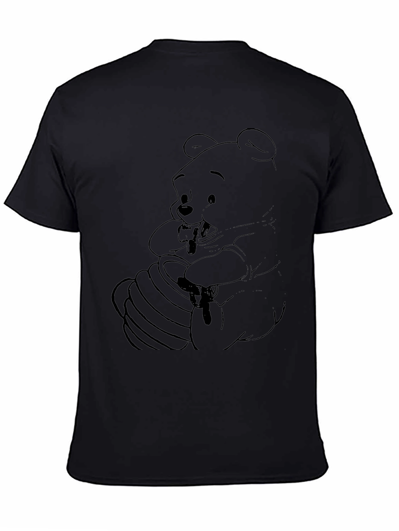 Winnie the Pooh Honey Black Graphic Tee