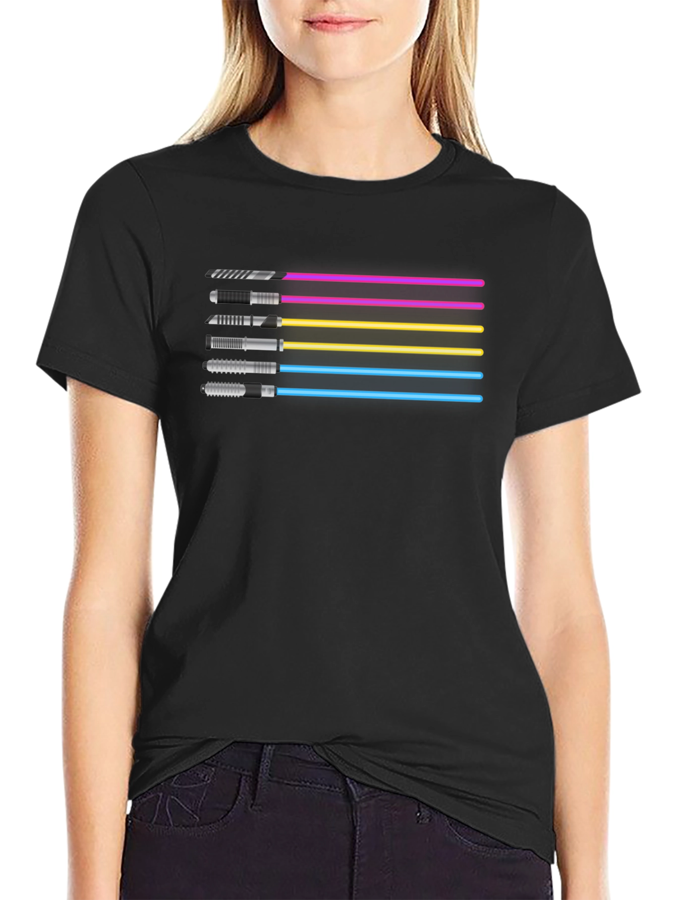 Star Wars Lightsaber T-Shirt - Sci-Fi Tee