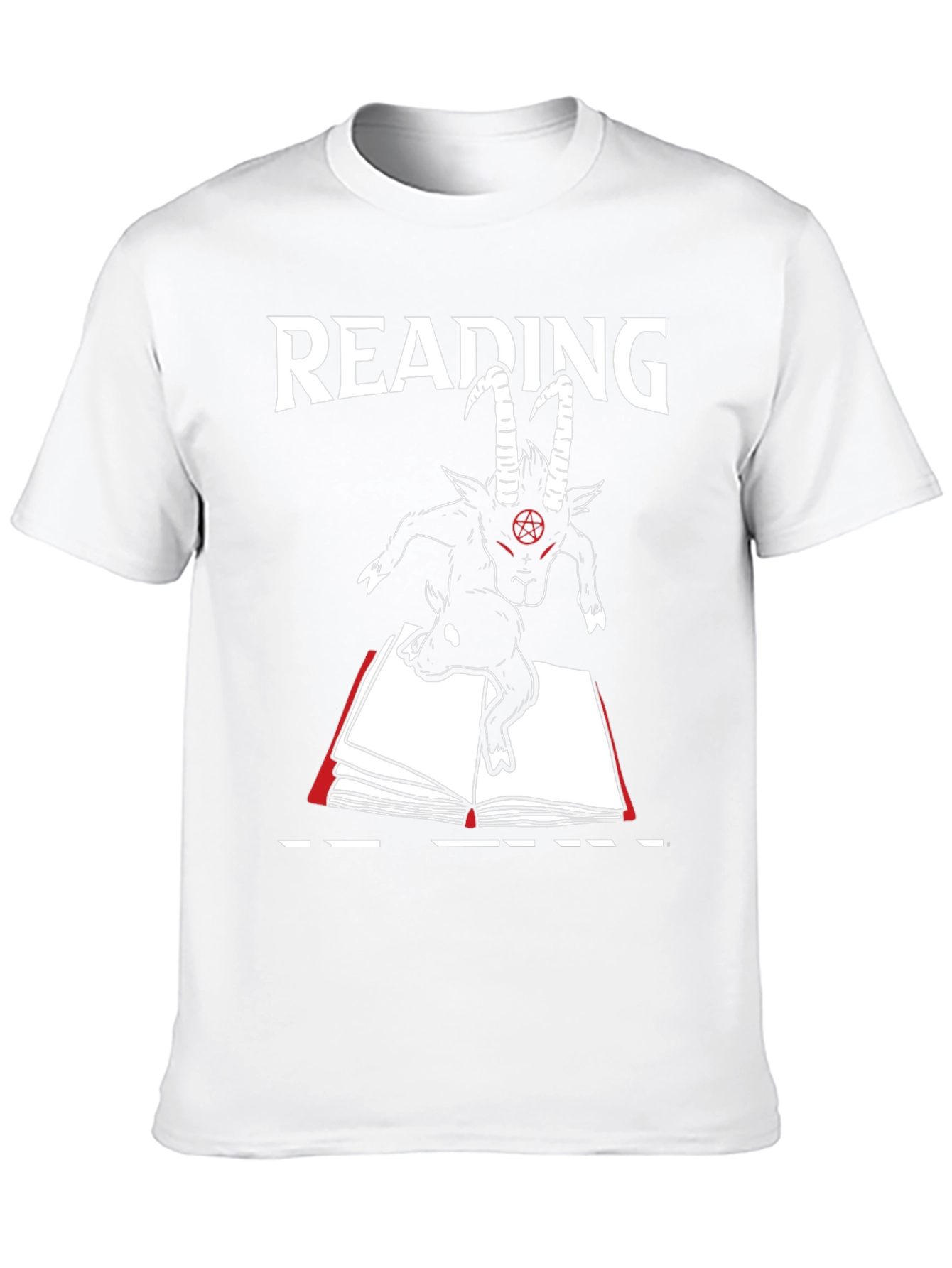 Reading Goat T-Shirt - Dark Humor Tee