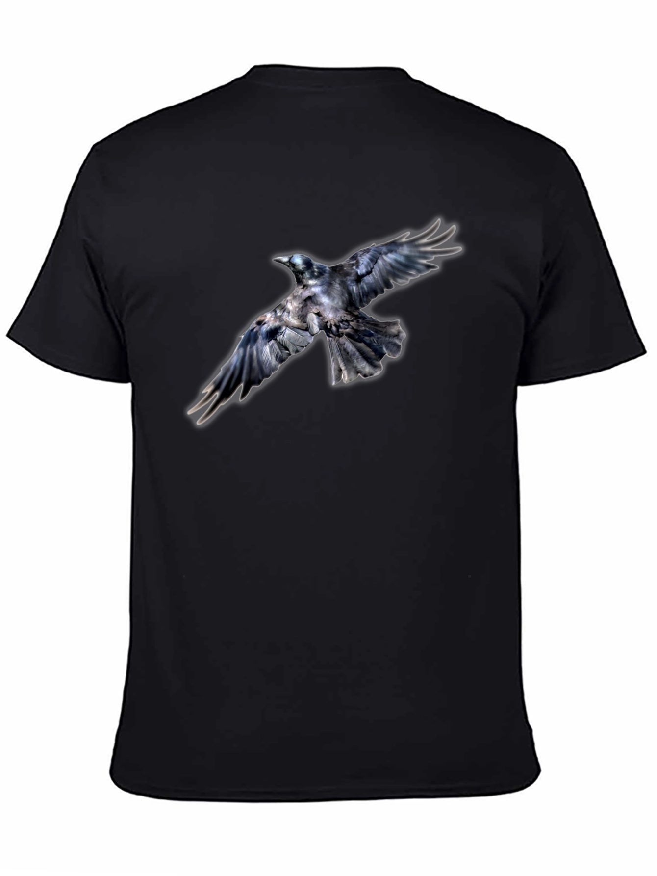 Raven Graphic Black T-Shirt