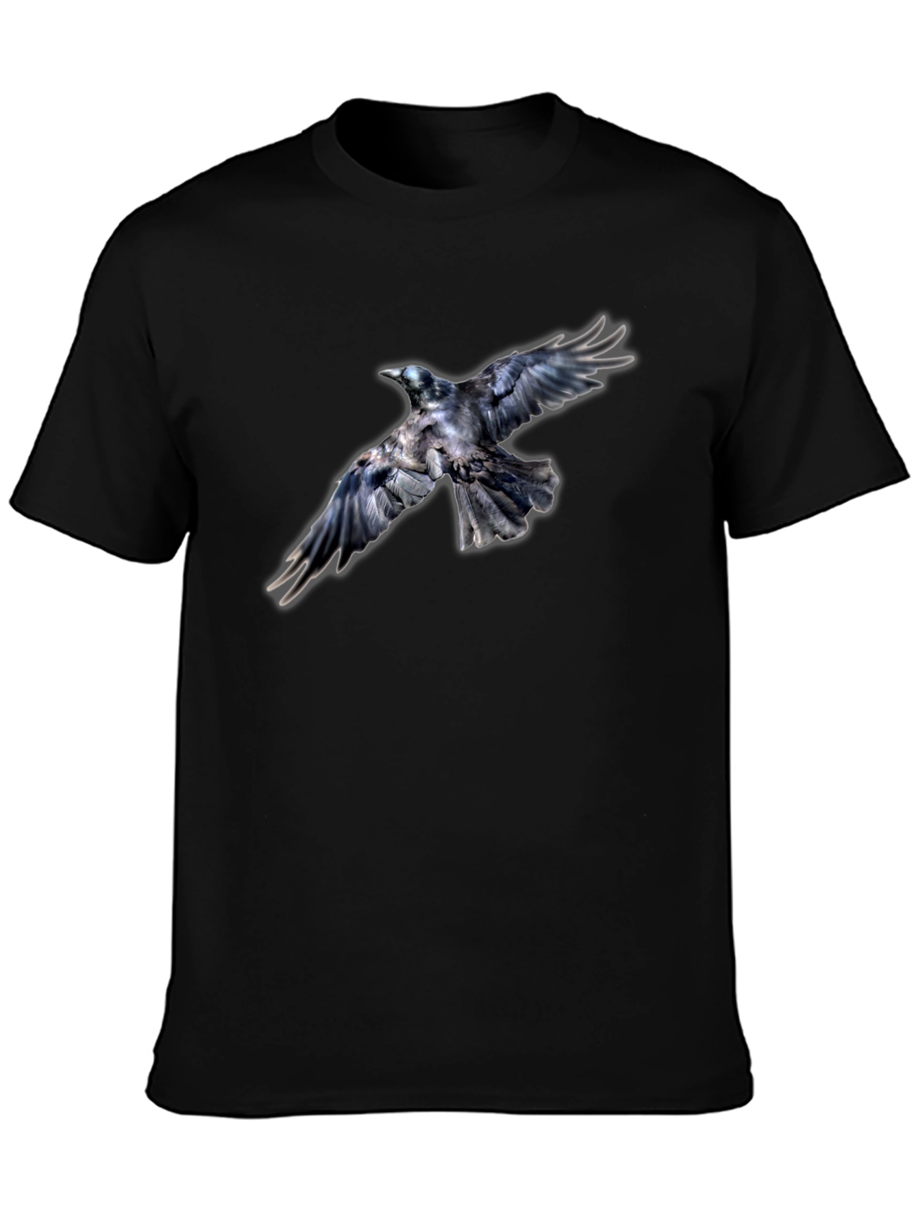 Raven Graphic Black T-Shirt