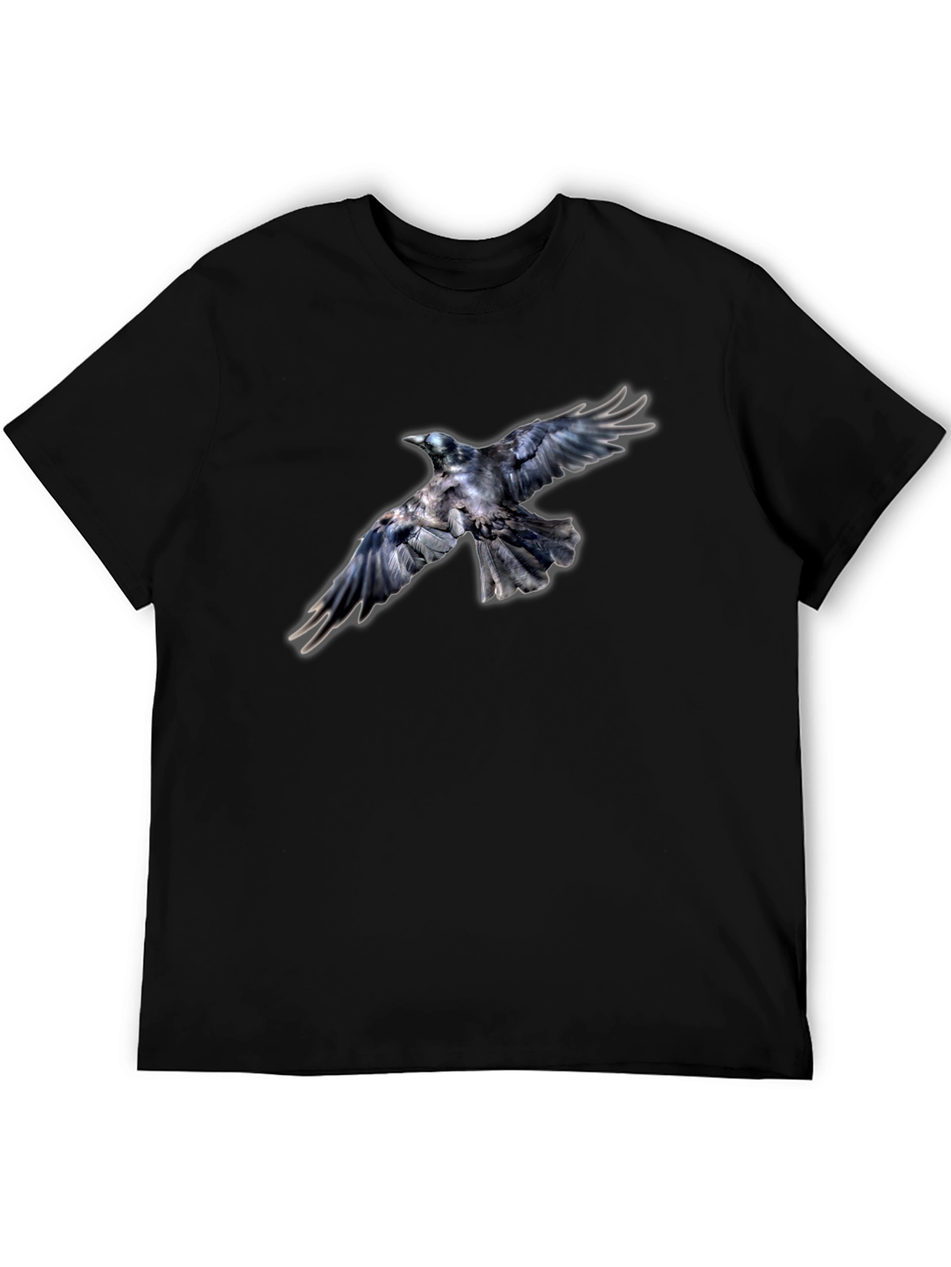Raven Graphic Black T-Shirt