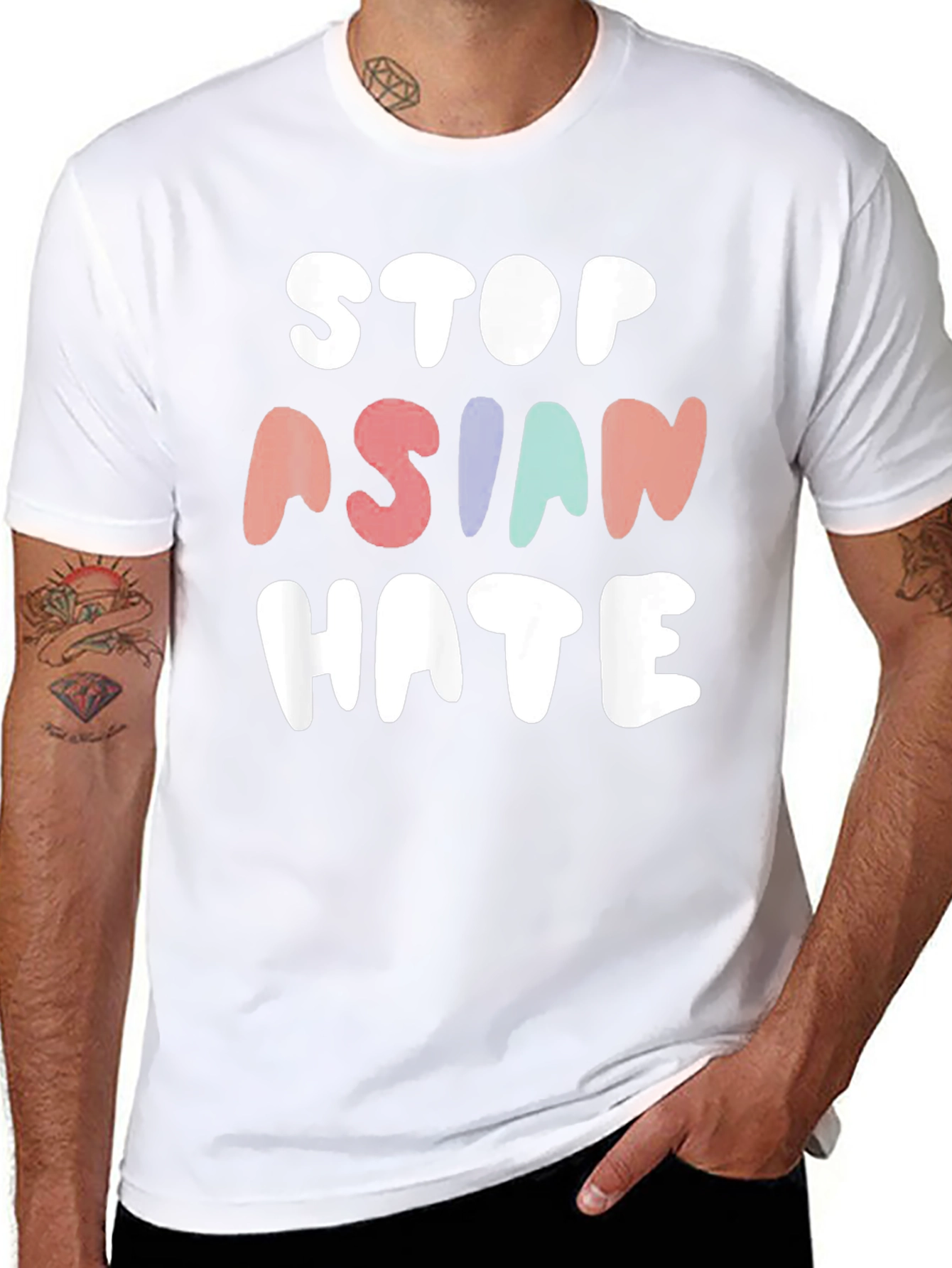Stop Asian Hate Graphic Tee