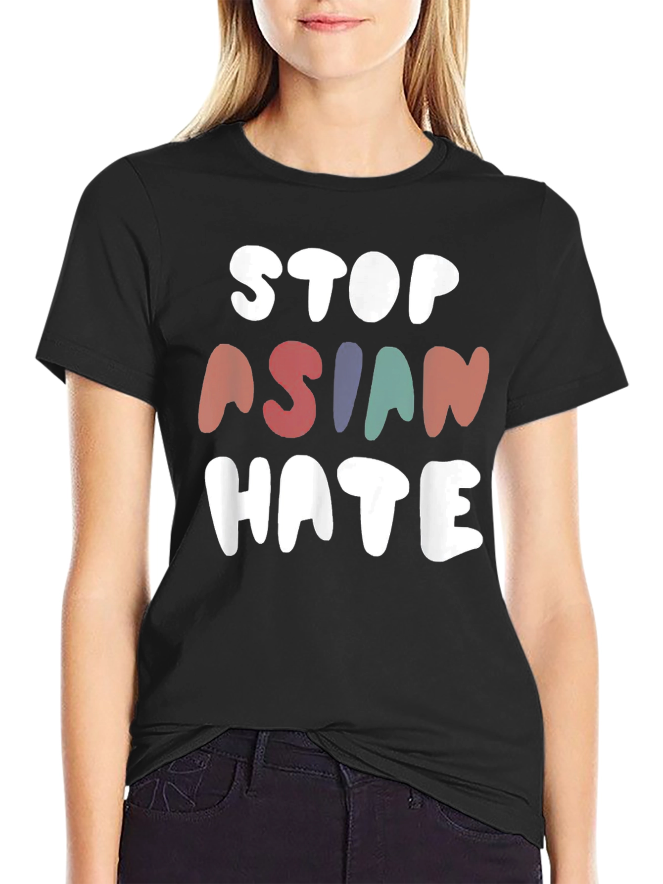 Stop Asian Hate Graphic Tee