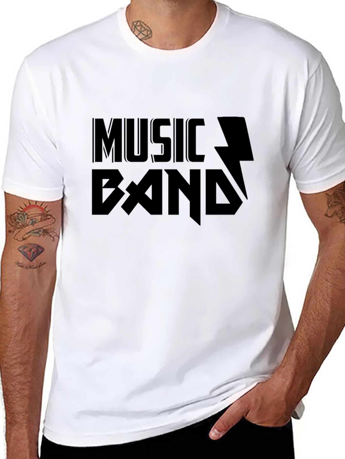 Music Band Black T-Shirt