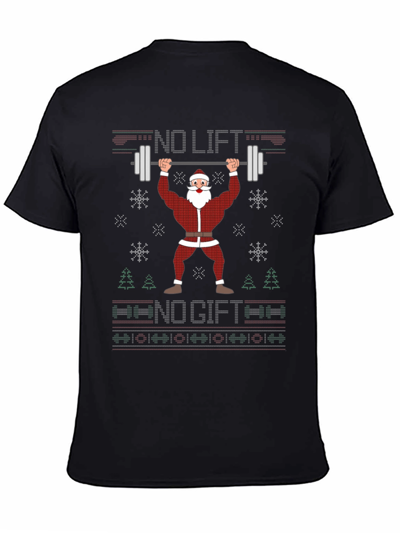 No Lift No Gift Funny Santa Christmas T-Shirt