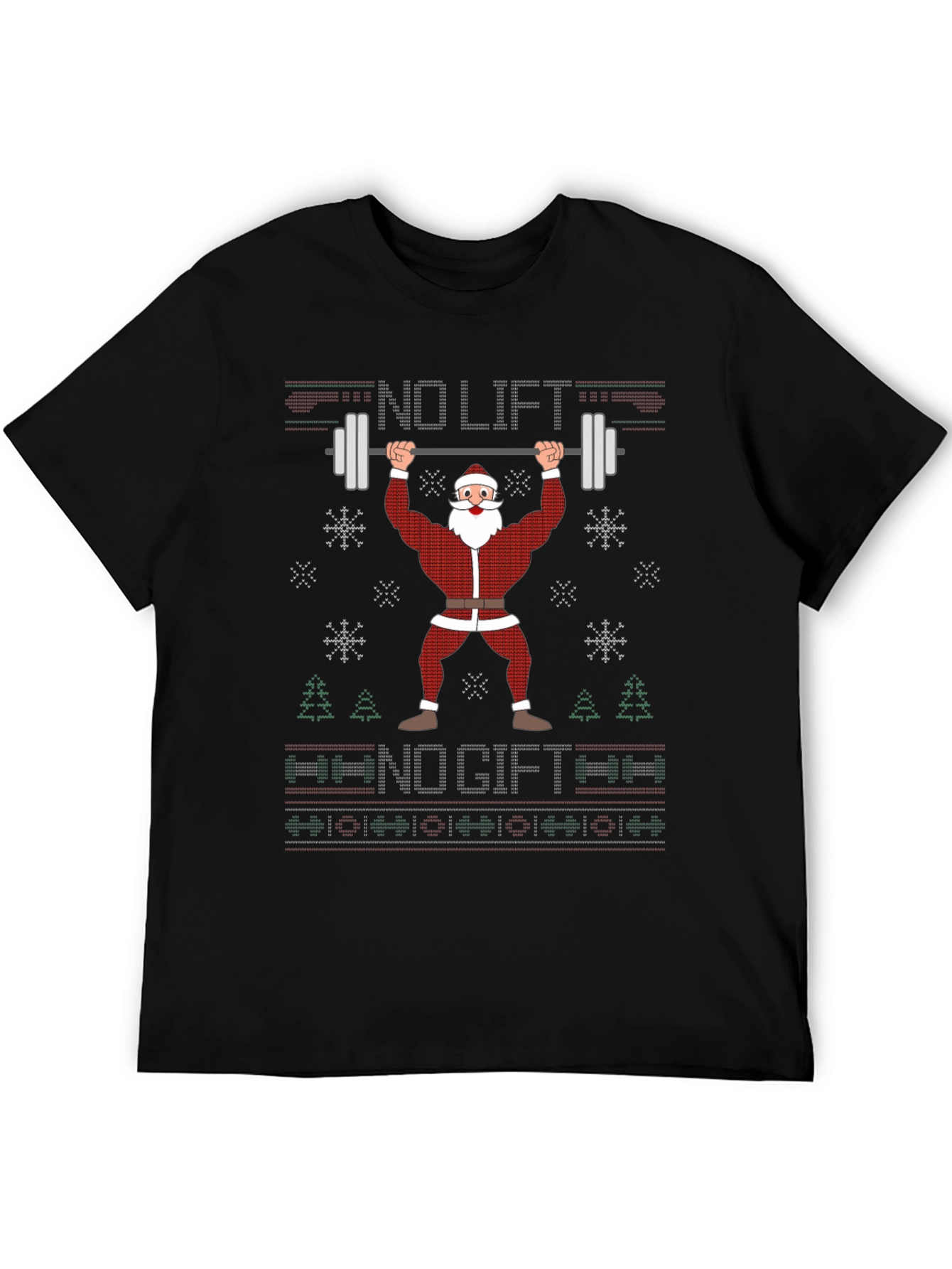 No Lift No Gift Funny Santa Christmas T-Shirt