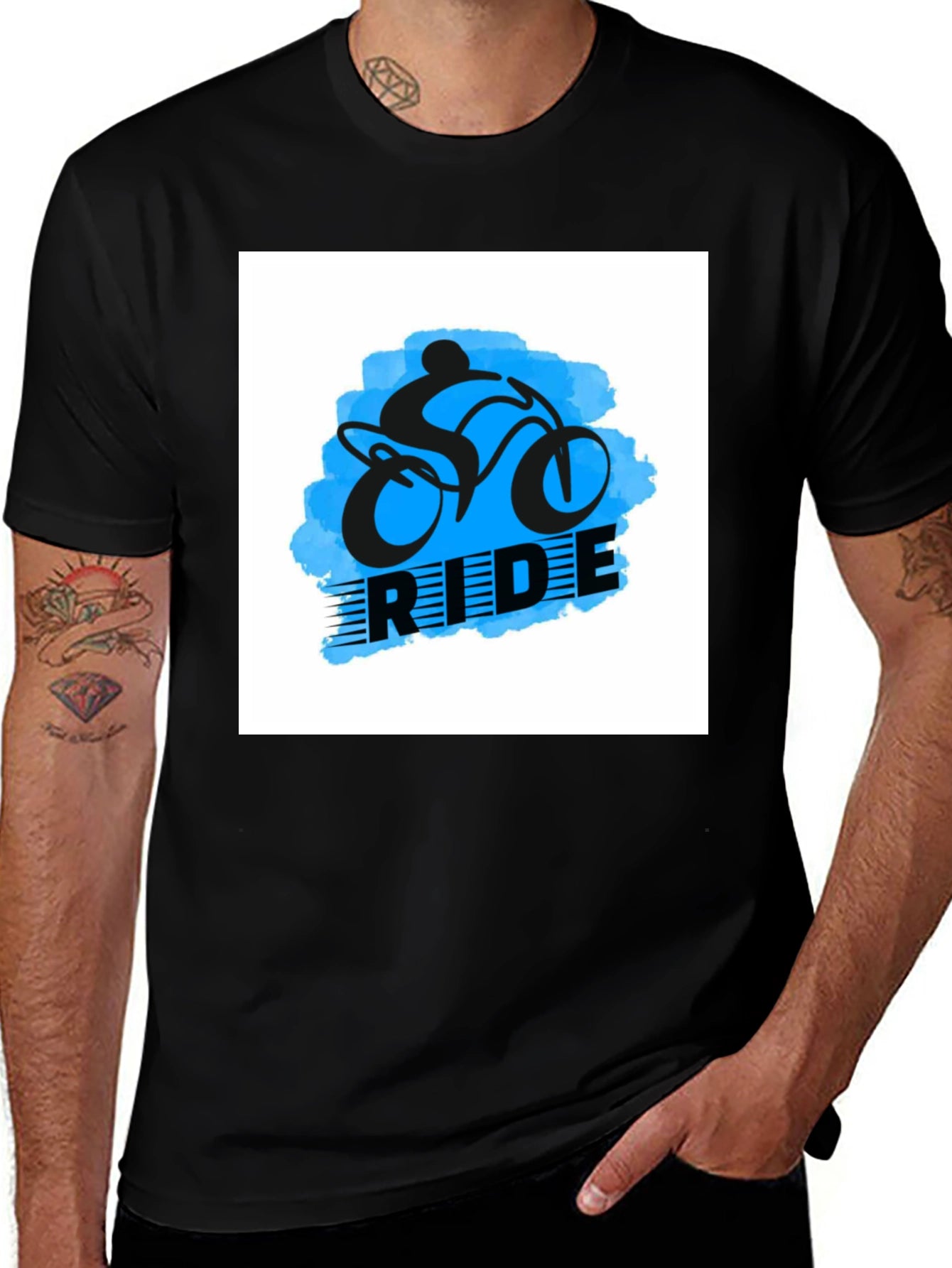 Ride Design Black T-Shirt