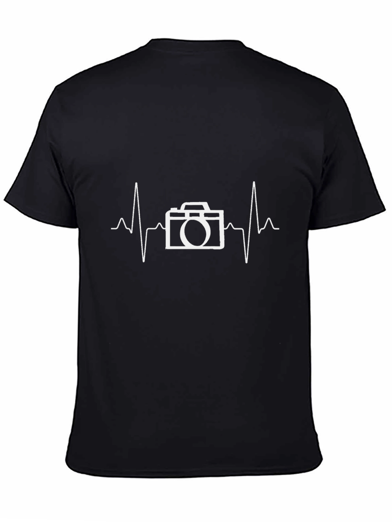 Camera Heartbeat T-Shirt - Photographer Life Line Tee