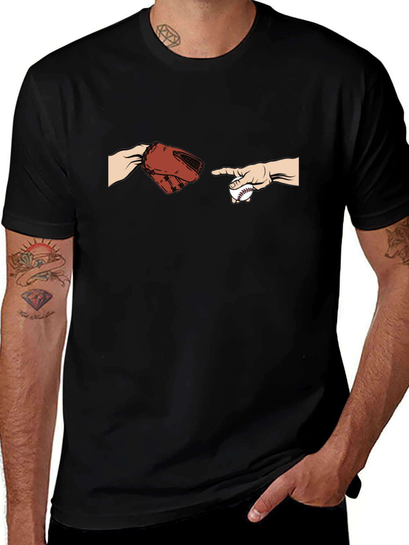 Baseball Creation Graphic T-Shirt