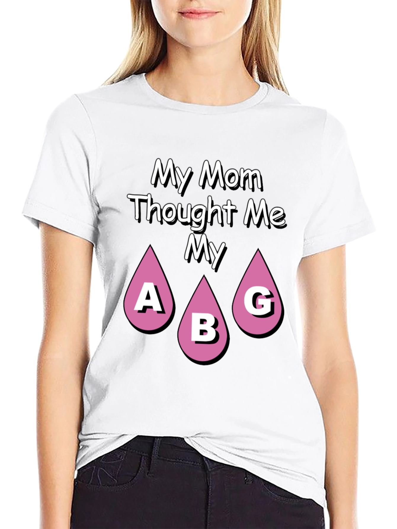 Funny Mom ABG T-Shirt - Novelty Graphic Tee