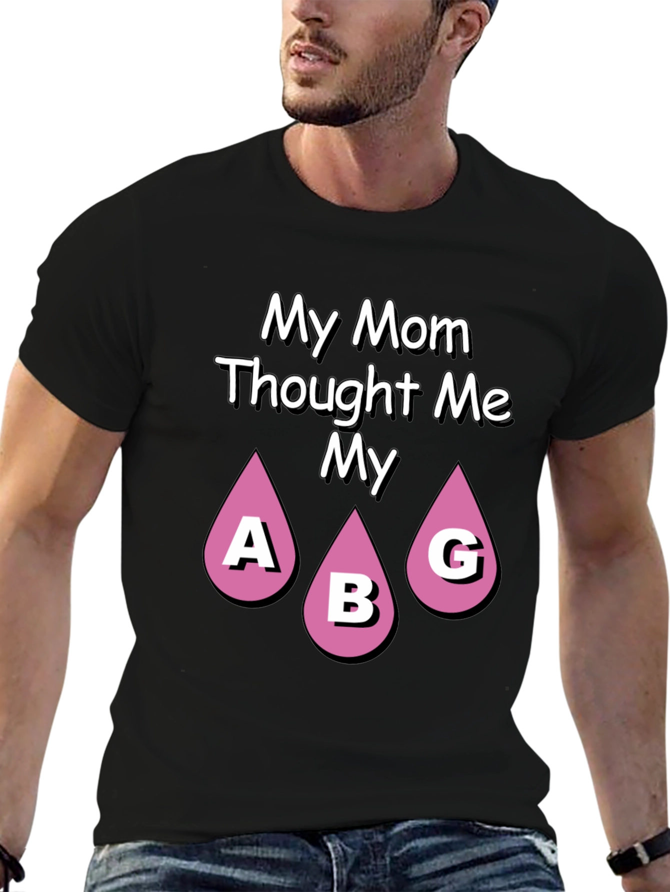Funny Mom ABG T-Shirt - Novelty Graphic Tee