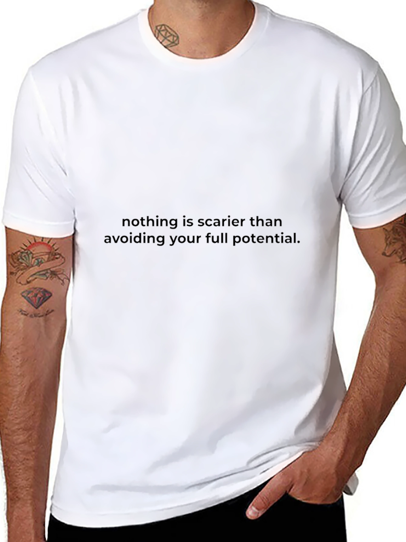 Motivational Black T-Shirt - Full Potential