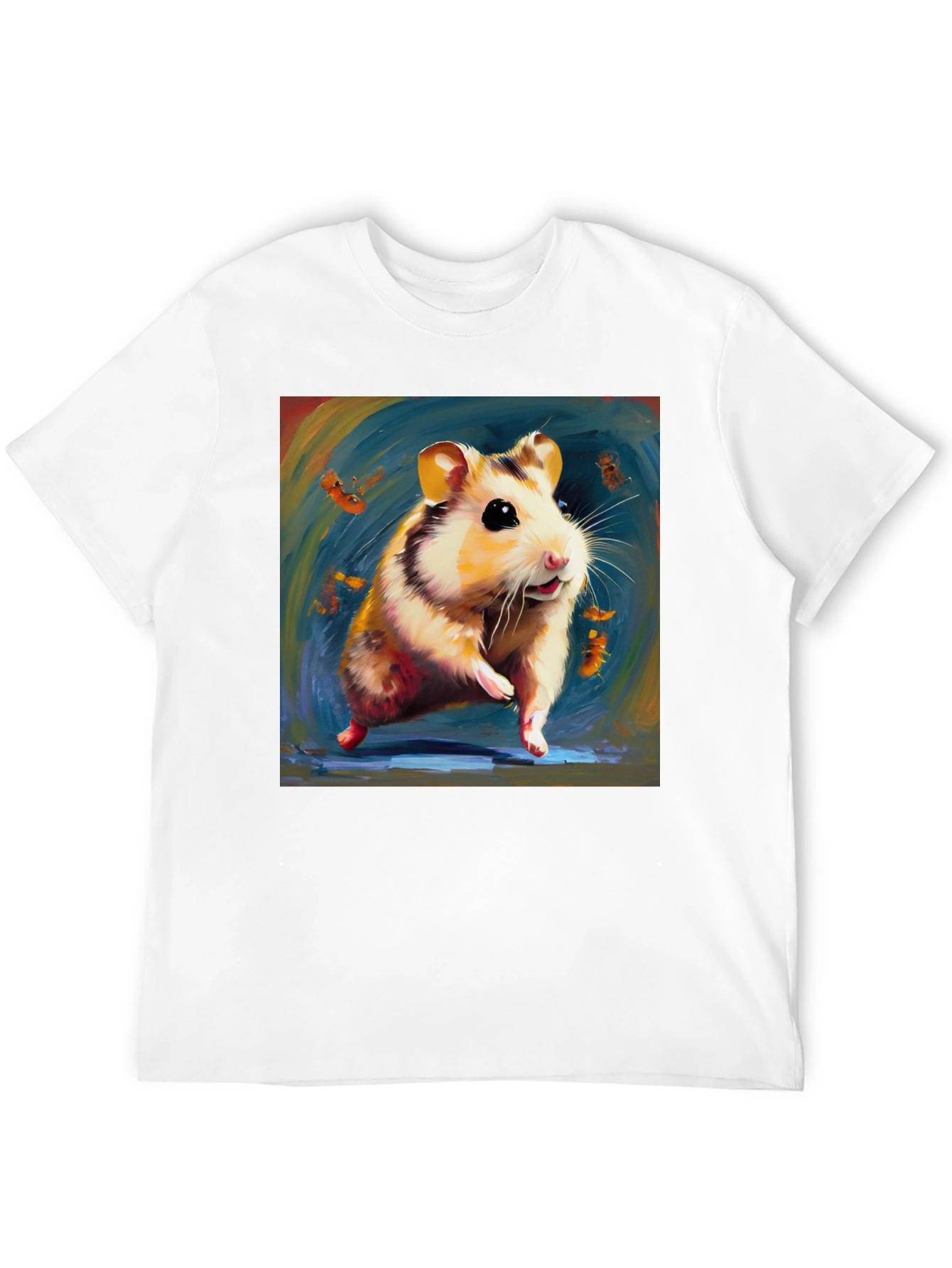 Hamster Graphic Black T-Shirt