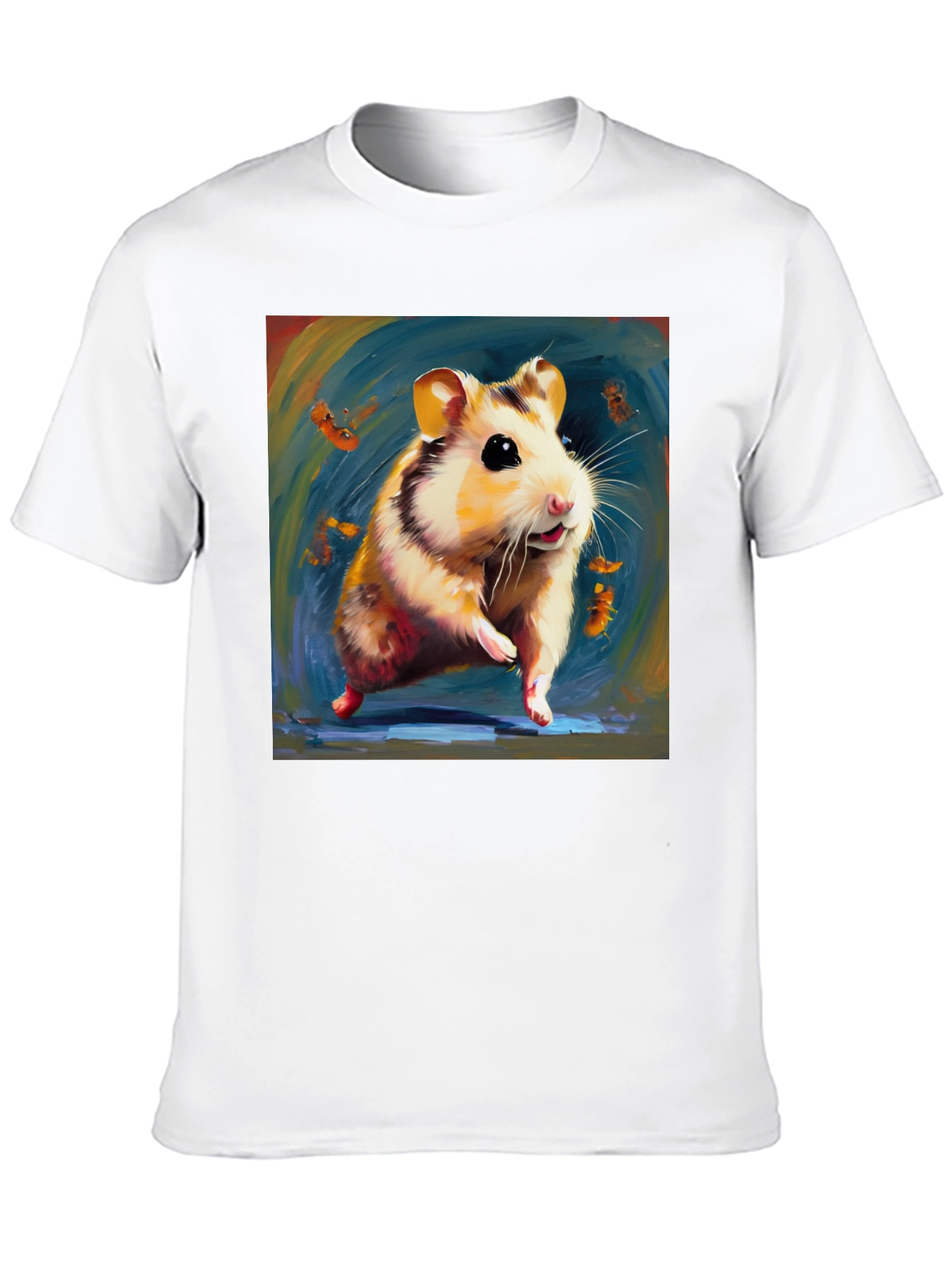 Hamster Graphic Black T-Shirt