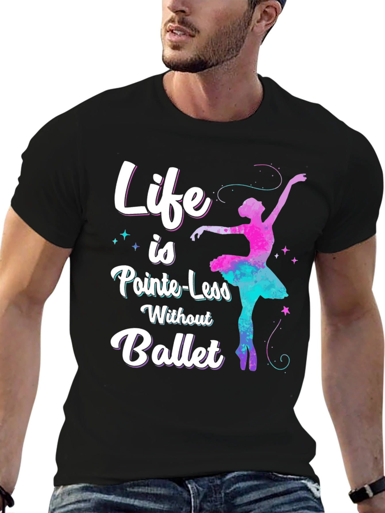 Life is Pointe-Less Ballet Graphic Tee