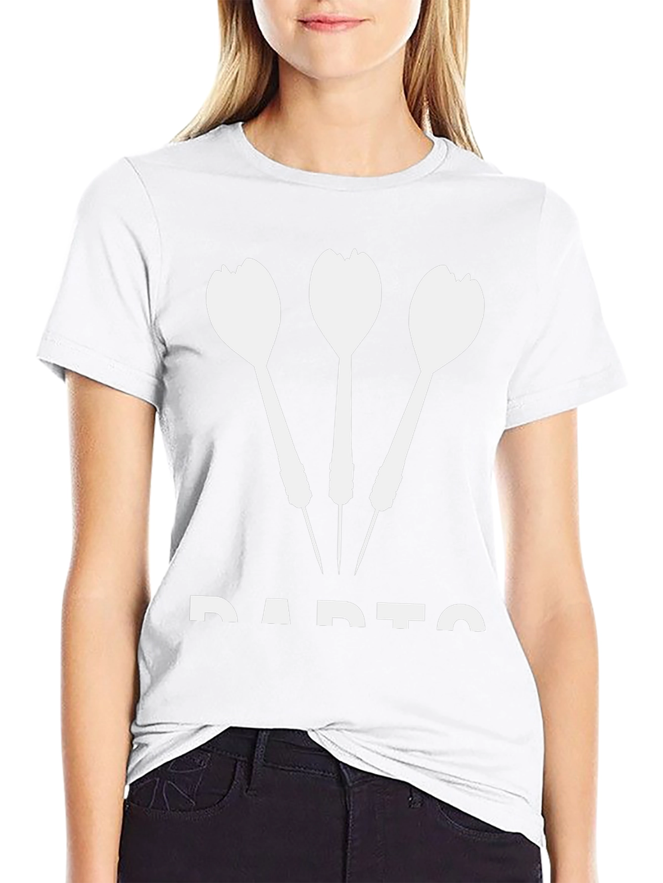 Darts Graphic T-Shirt - Black Cotton Tee