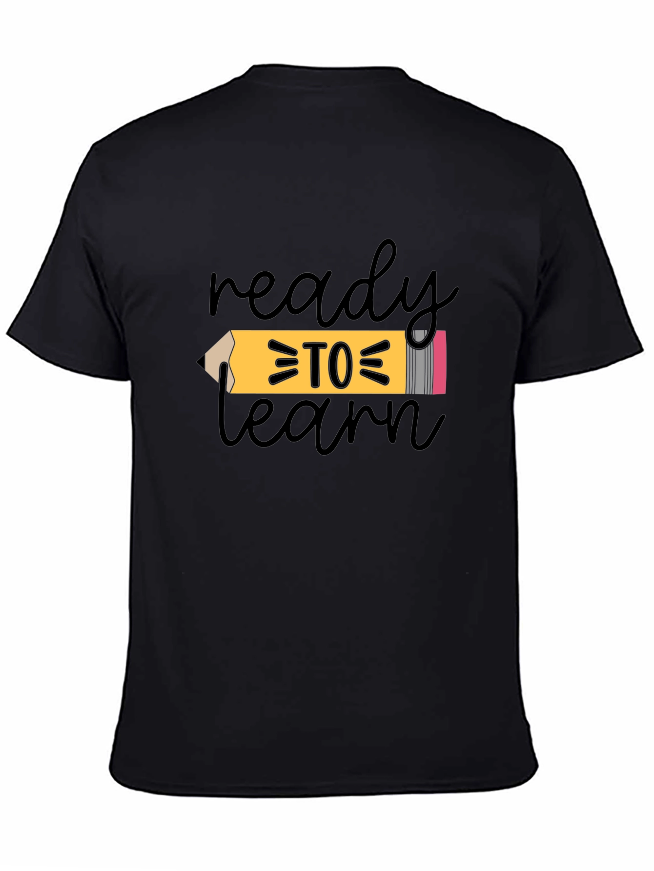 Ready to Learn Graphic Tee - Black