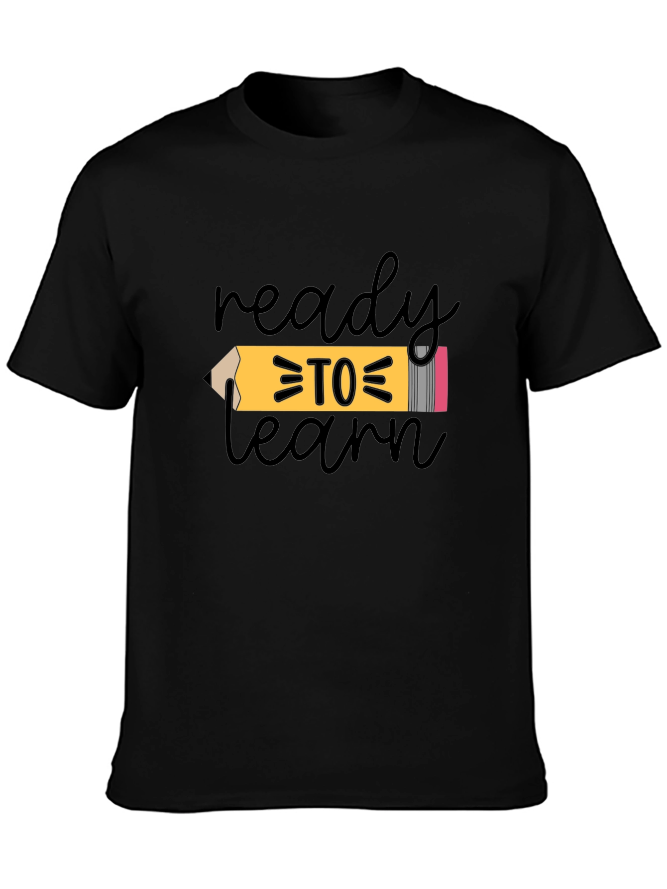 Ready to Learn Graphic Tee - Black