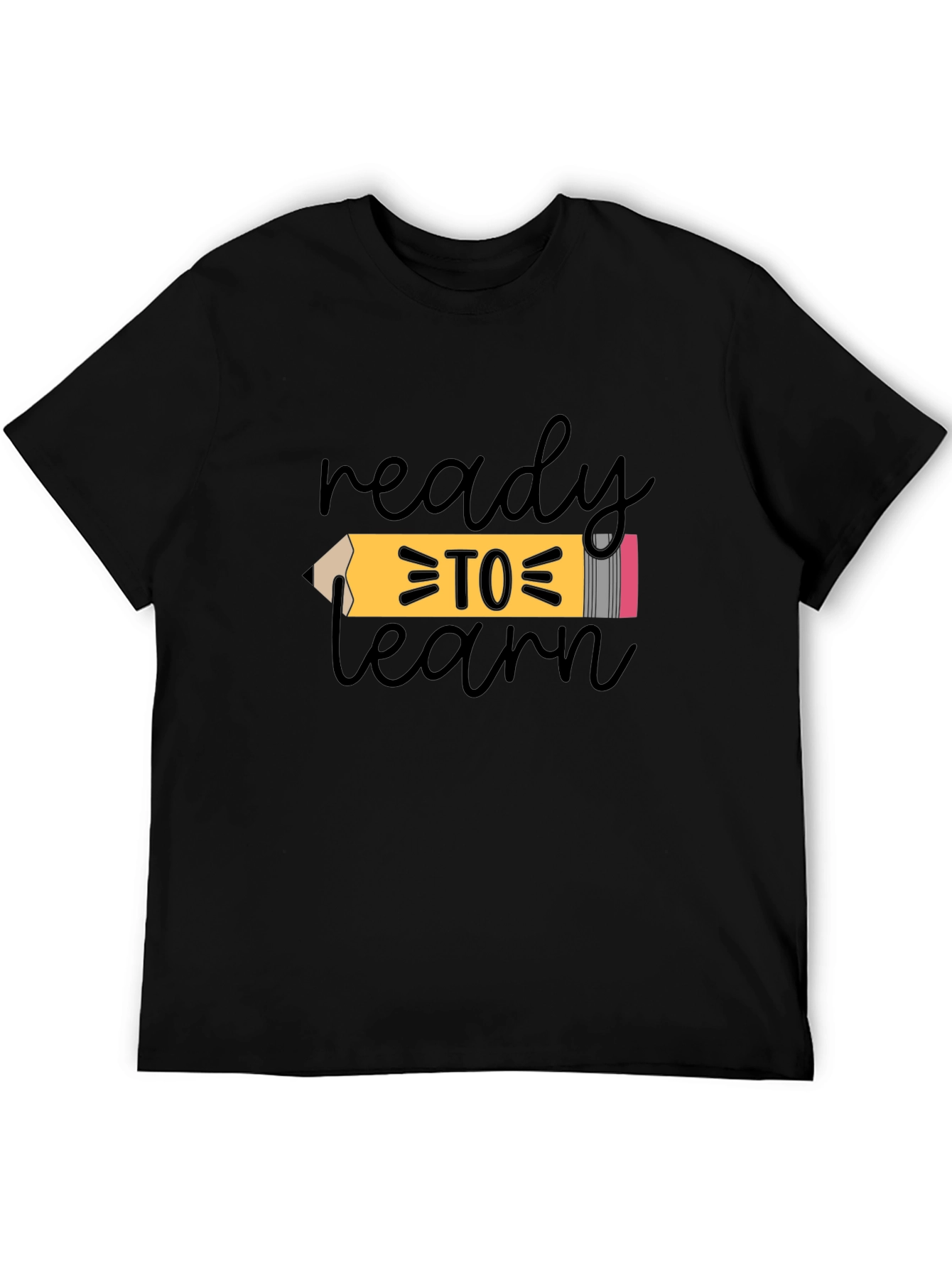 Ready to Learn Graphic Tee - Black