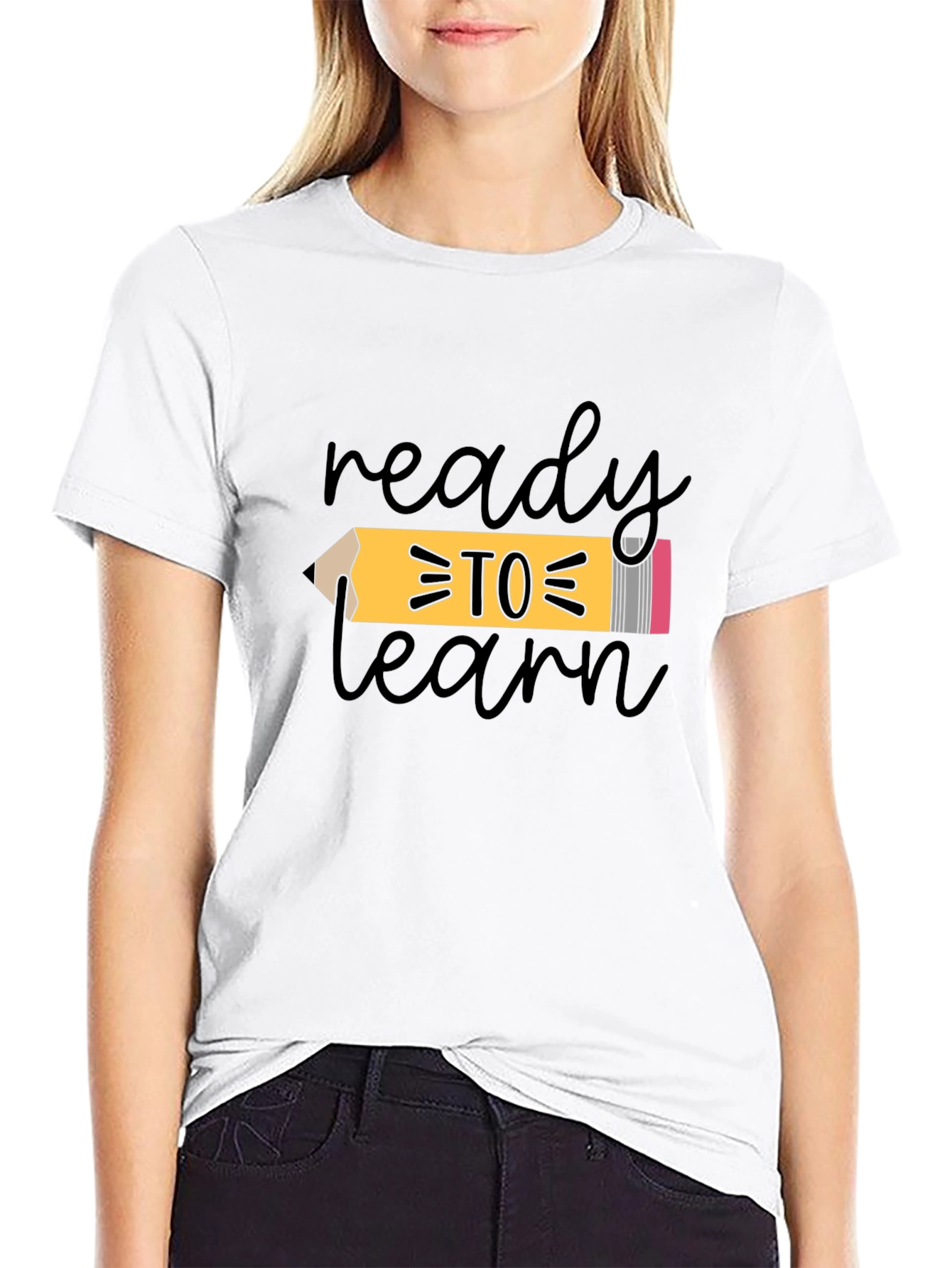 Ready to Learn Graphic Tee - Black
