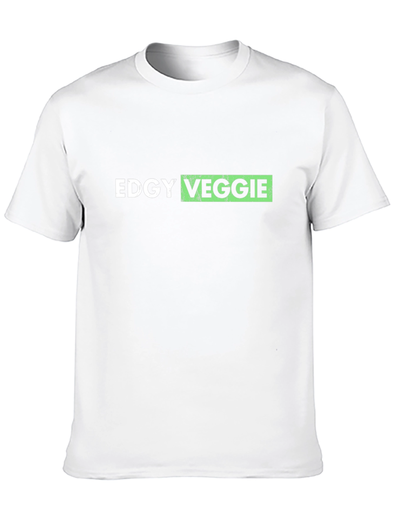 Edgy Veggie Graphic Tee - Unisex Cotton T-Shirt