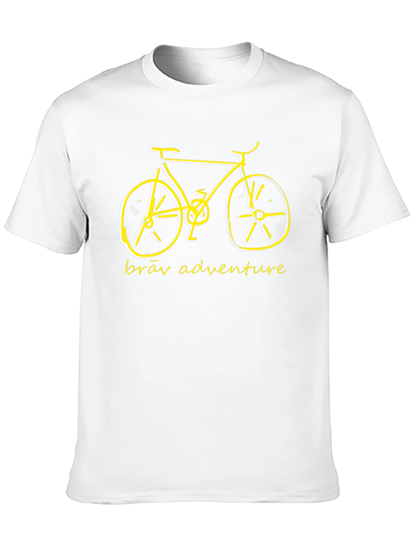 Brāv Adventure Bike Graphic Tee - Black