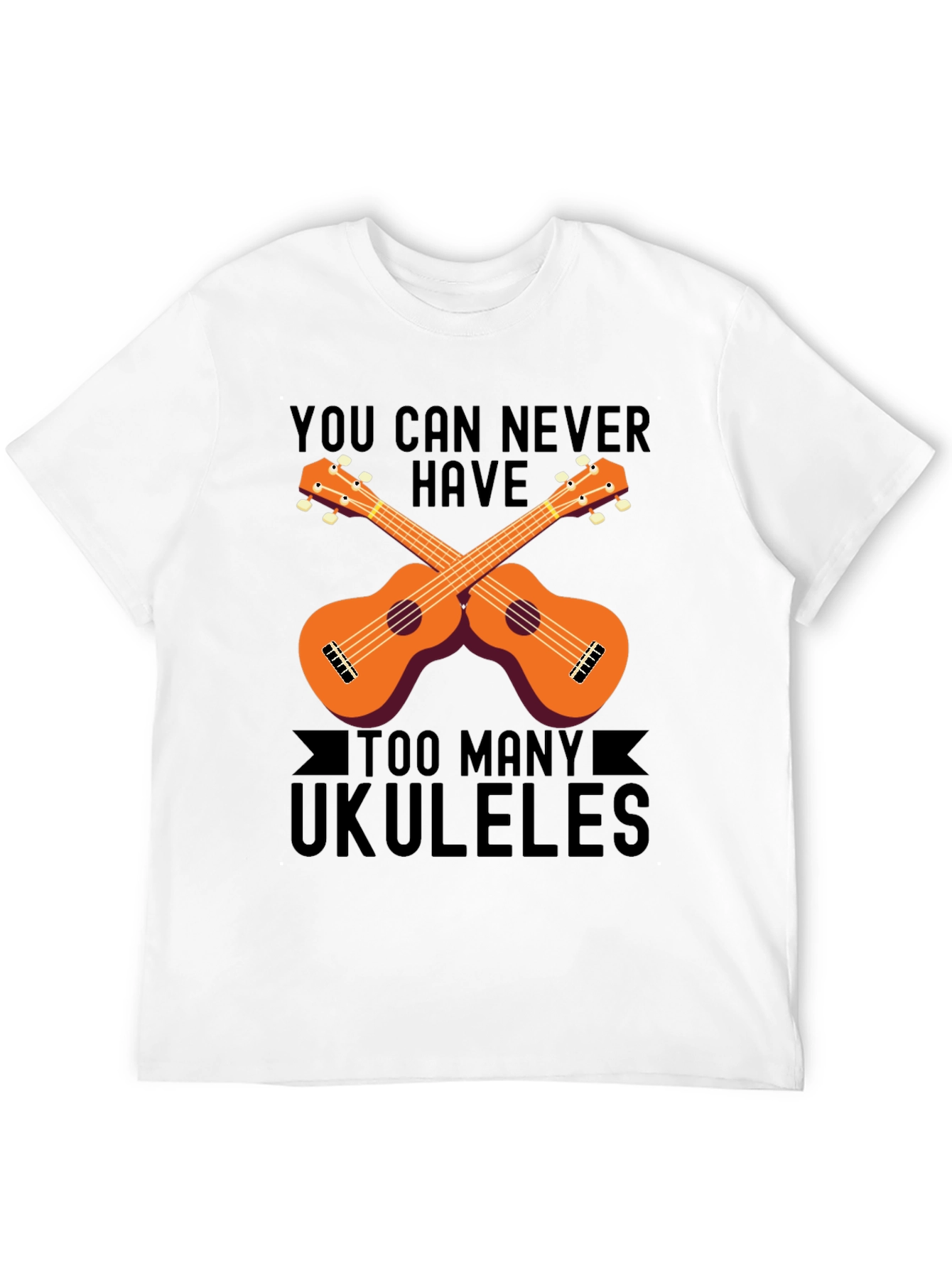 Ukulele Lover Graphic Tee - Never Have Too Many!