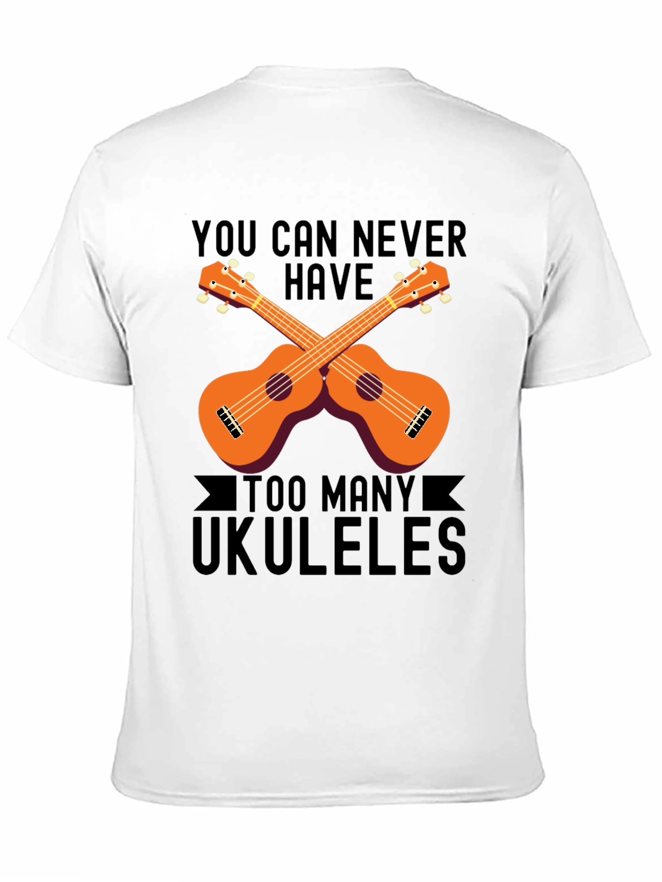 Ukulele Lover Graphic Tee - Never Have Too Many!