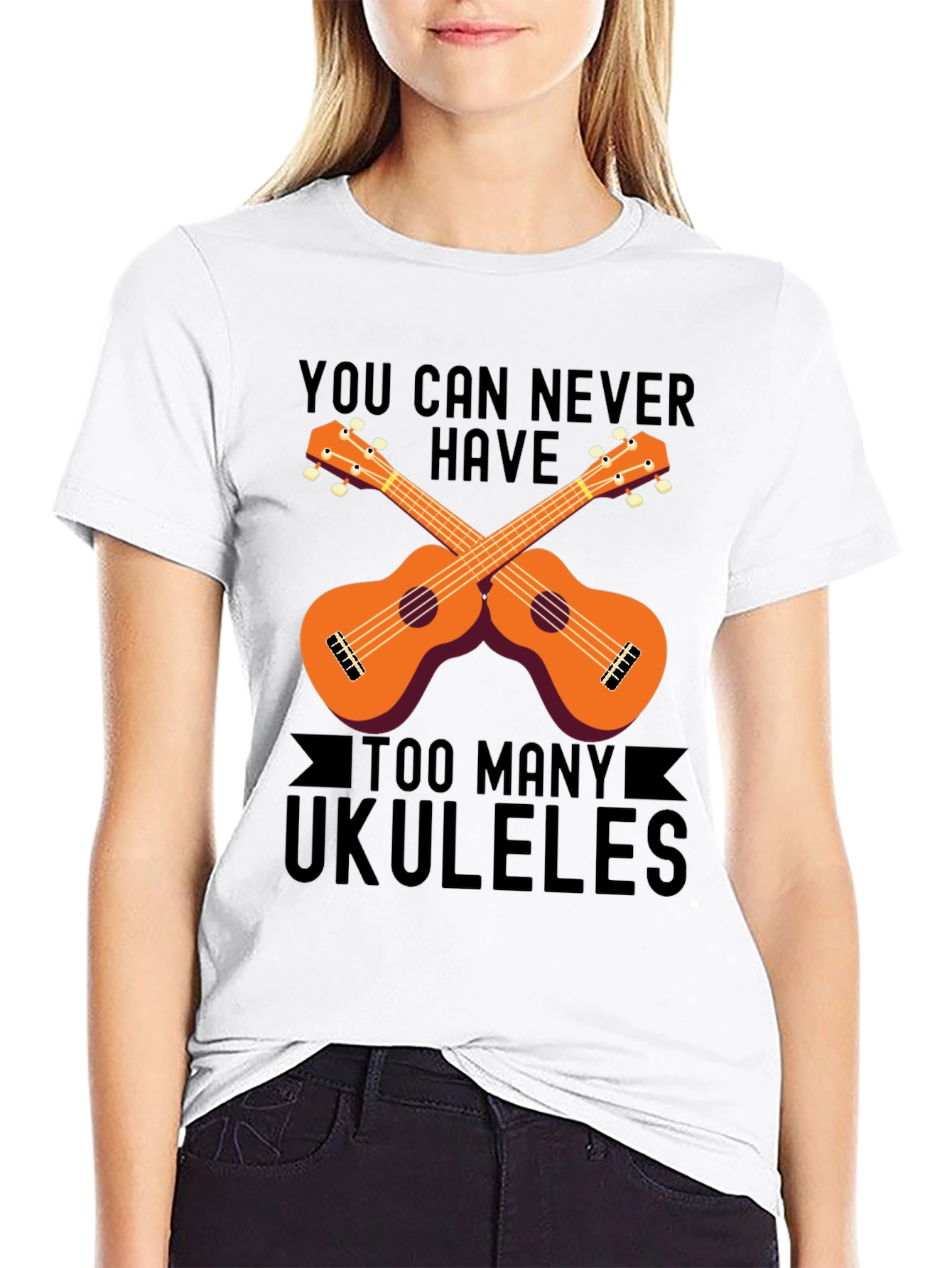 Ukulele Lover Graphic Tee - Never Have Too Many!