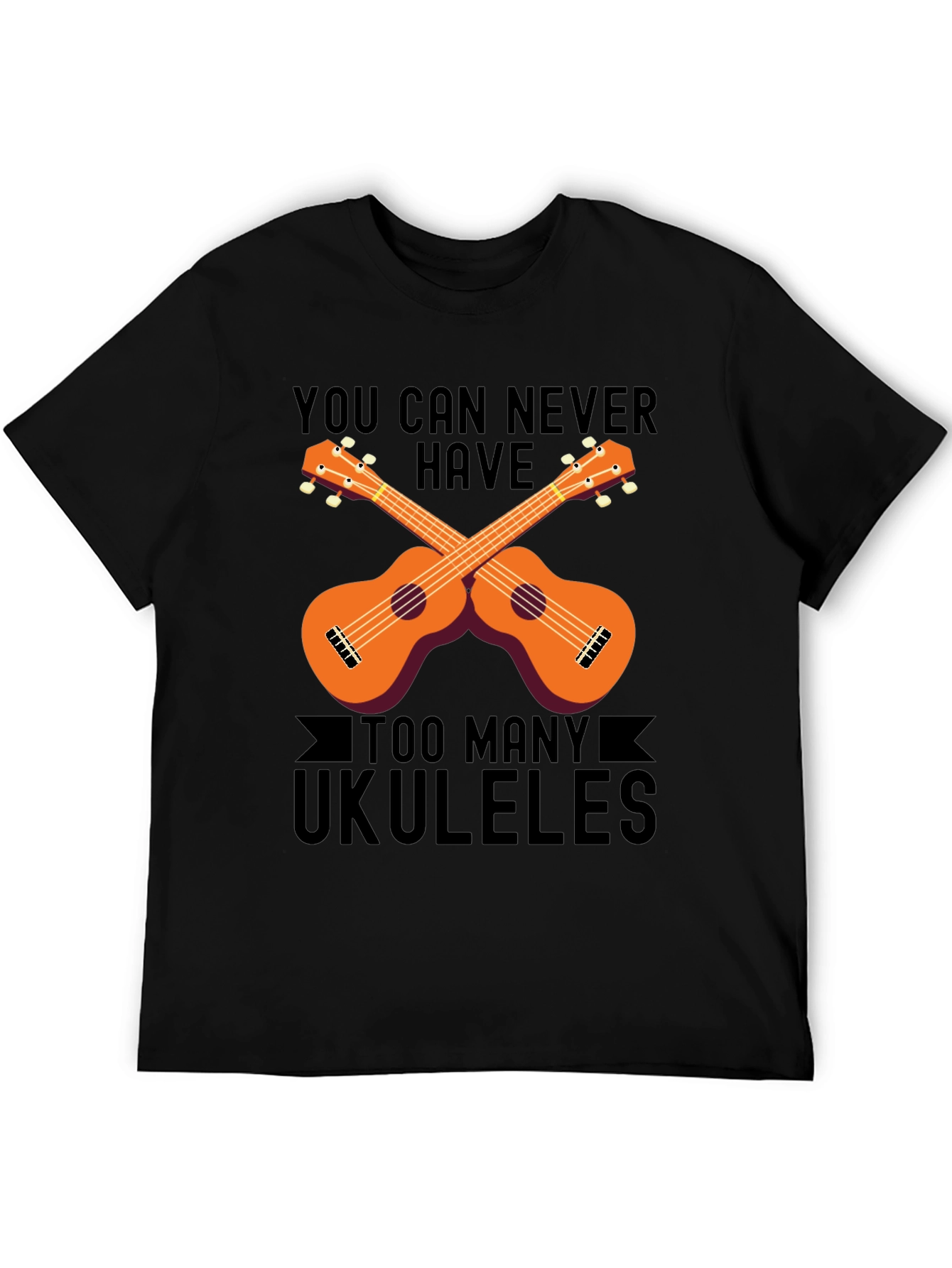 Ukulele Lover Graphic Tee - Never Have Too Many!