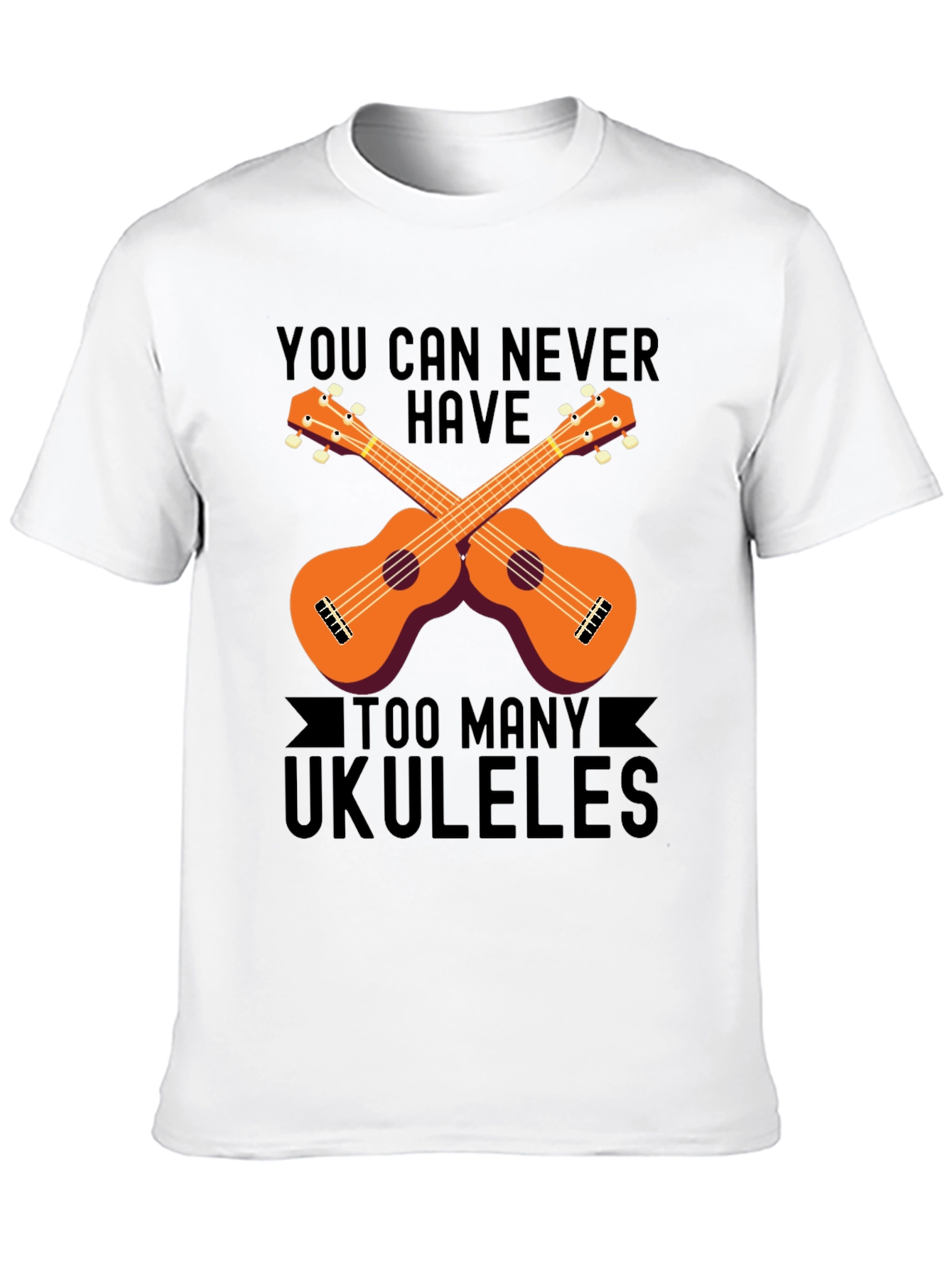Ukulele Lover Graphic Tee - Never Have Too Many!