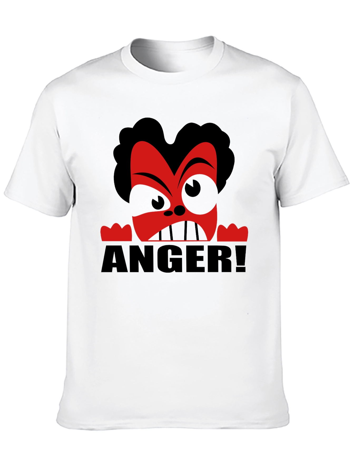 Anger Cartoon Graphic T-Shirt