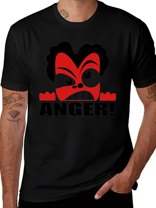 Anger Cartoon Graphic T-Shirt