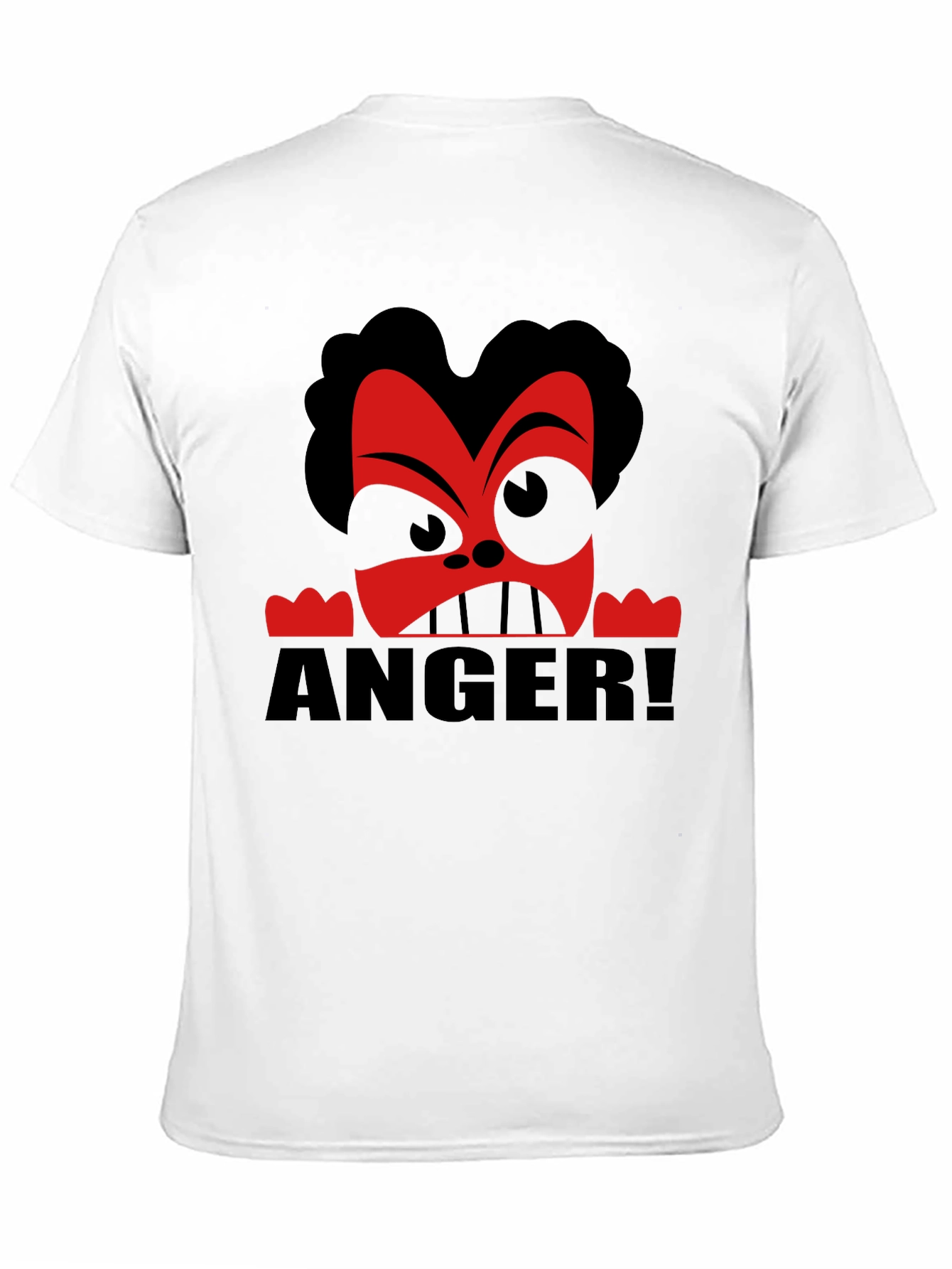 Anger Cartoon Graphic T-Shirt