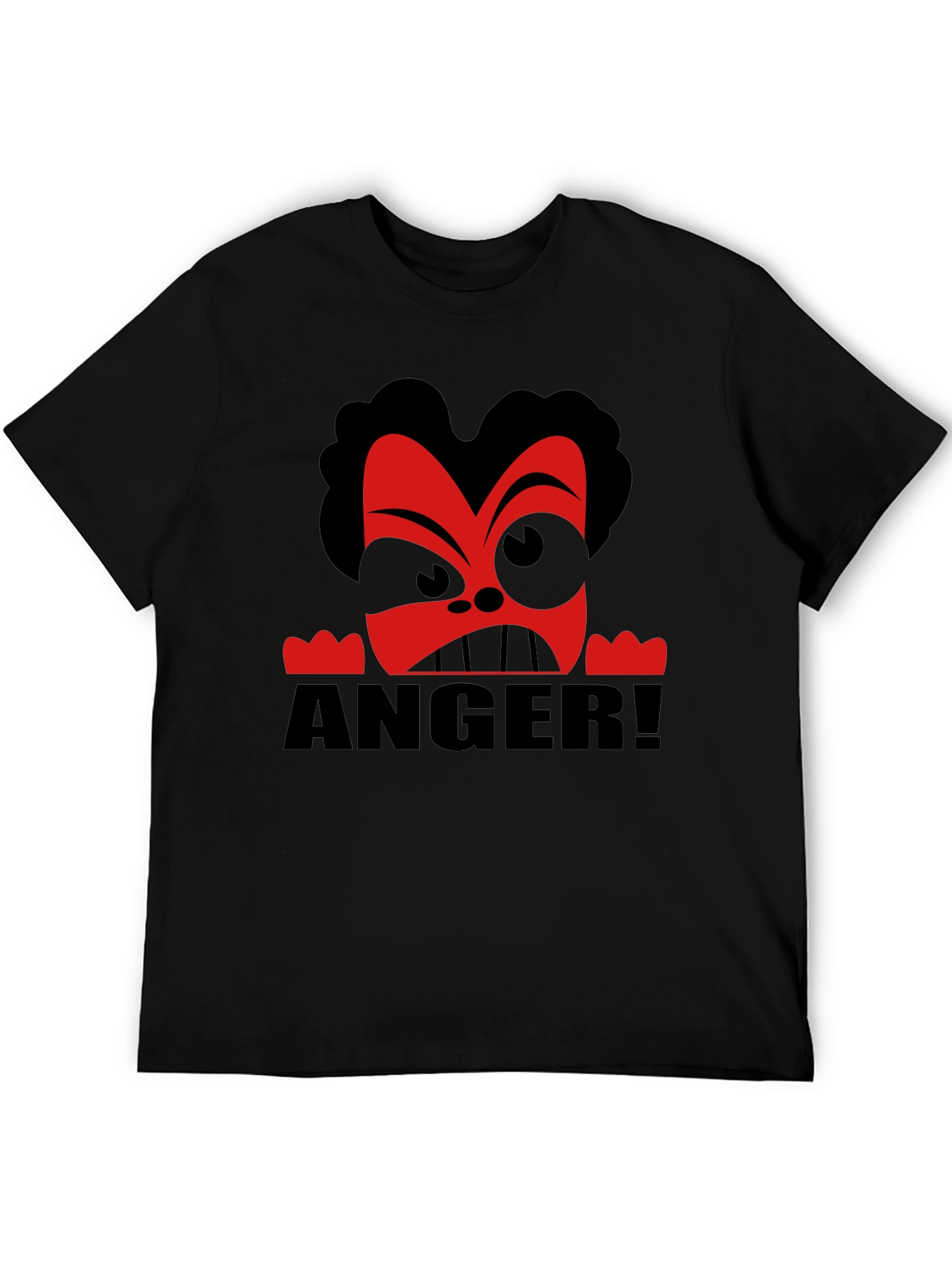 Anger Cartoon Graphic T-Shirt