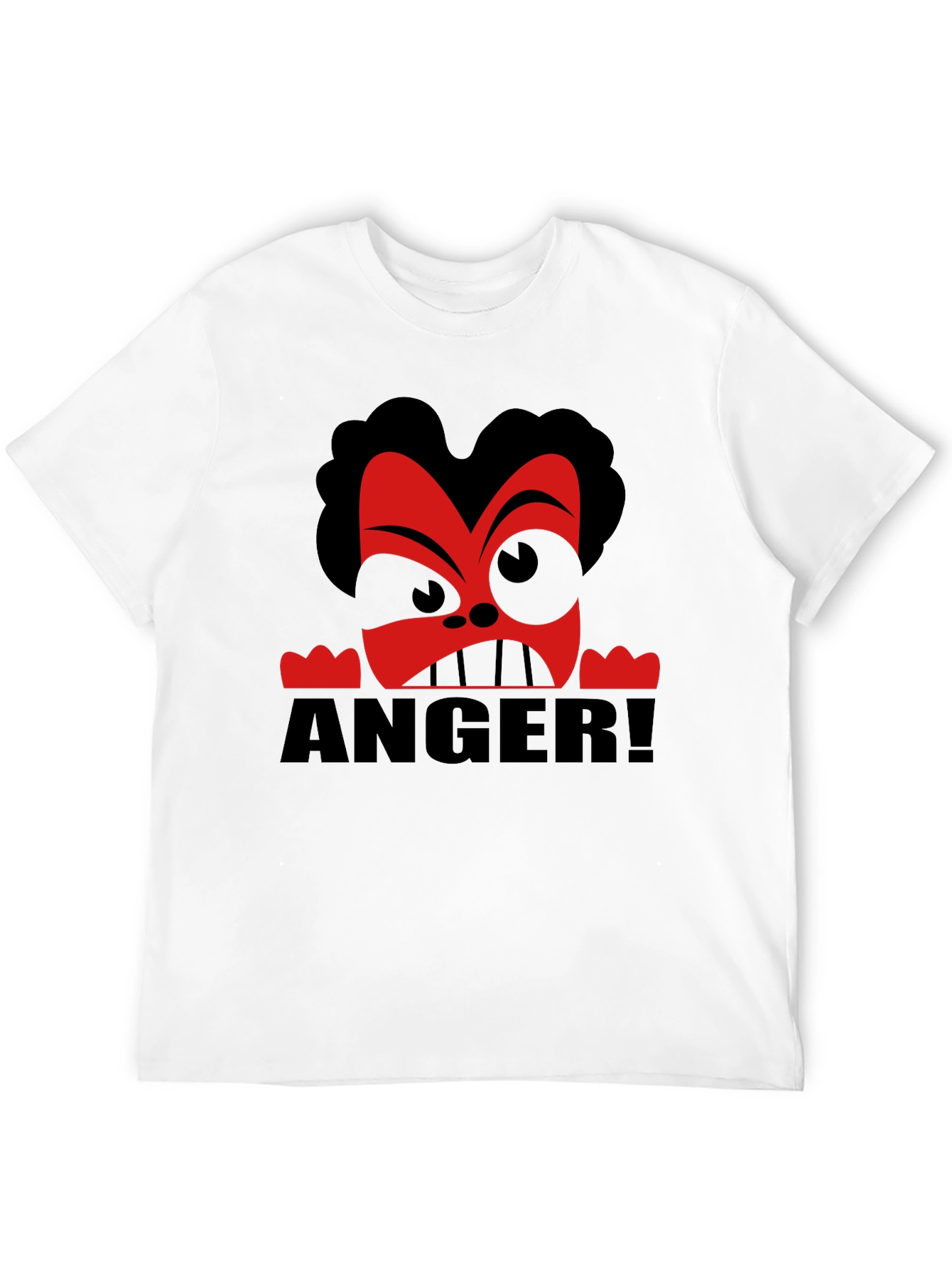 Anger Cartoon Graphic T-Shirt