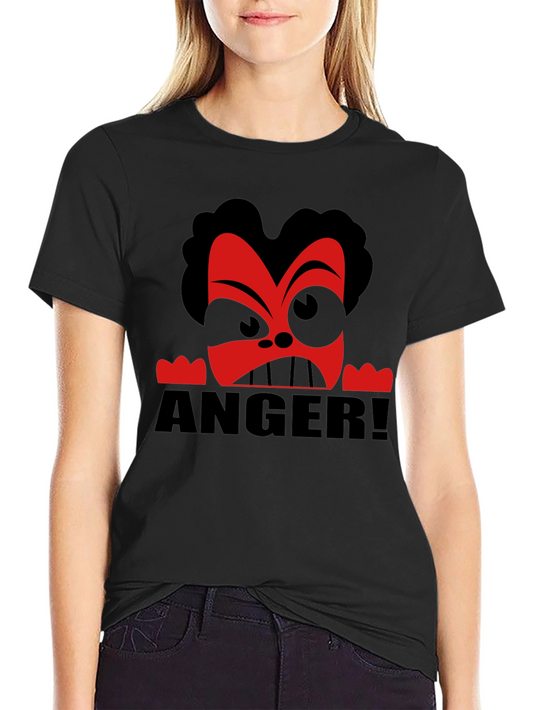 Anger Cartoon Graphic T-Shirt